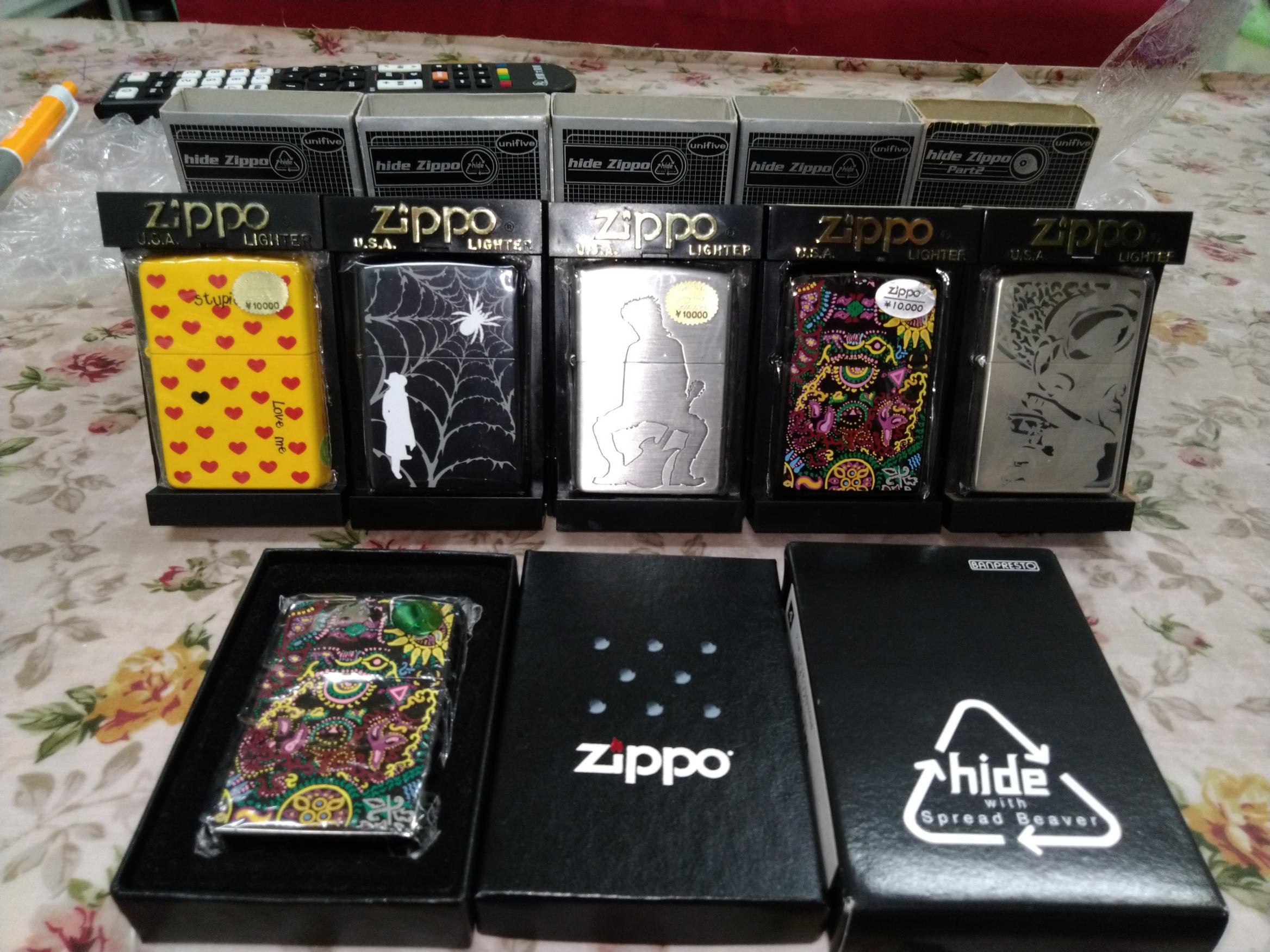 初版2002~2003年x japan hide zippo稀有絕版品難入手皆未使用品