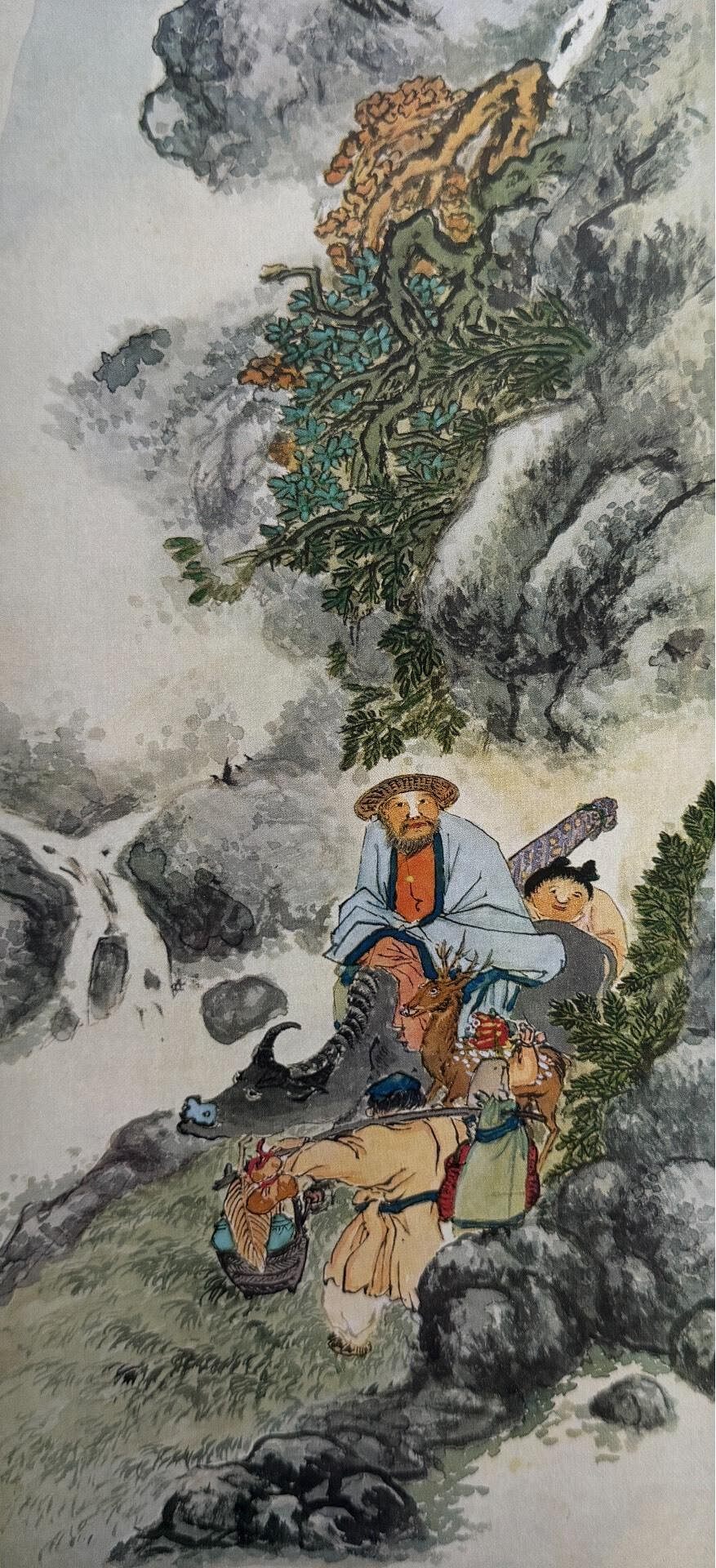 鐵齋／京都国立博物館監修／朝日新聞社 日本京都國立博物館監修【富岡鐵齋】畫集全美品帶原裝錦盒和紙盒朝日