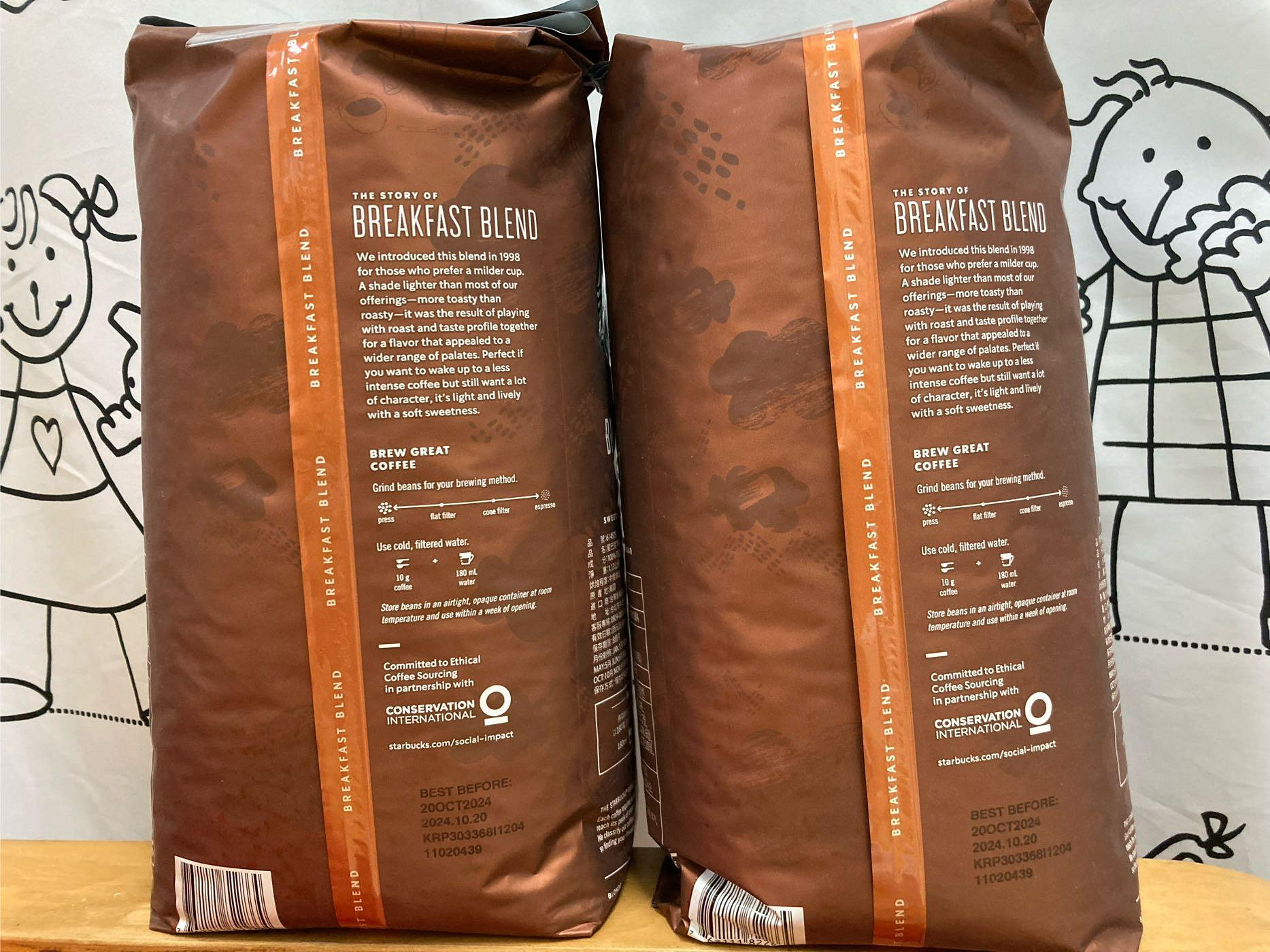 SSTARBUCKS 星巴克早餐綜合咖啡豆1130g 【佩佩的店】COSTCO 新莊好市多| Yahoo拍賣