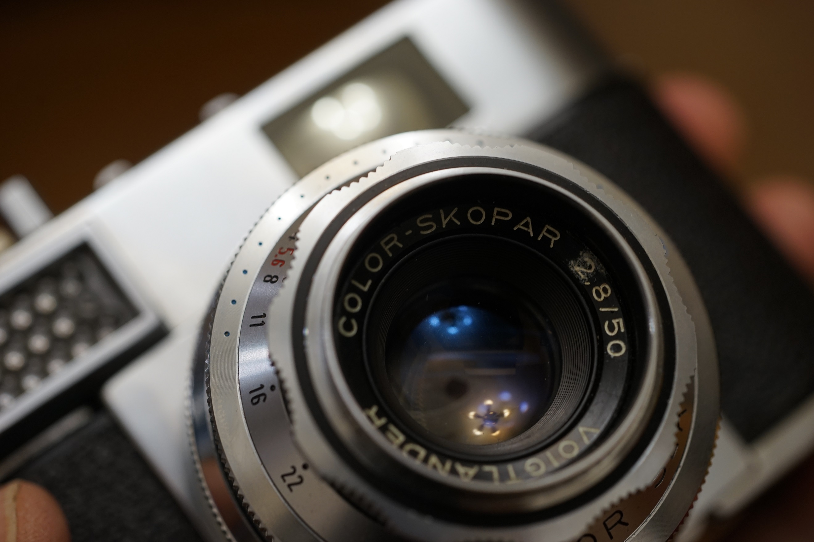 漂亮德國福倫達Voigtlander Vitomatic I 估焦街拍鏡頭Color Skopar