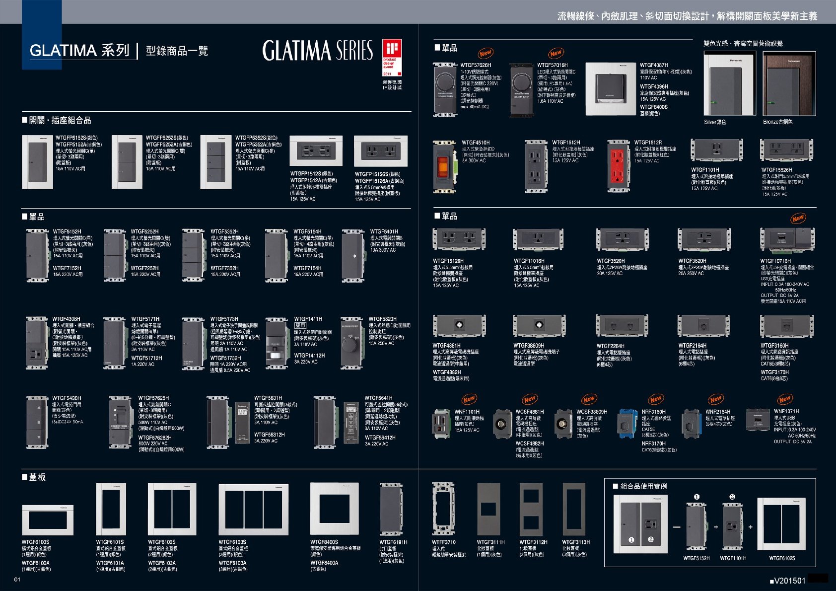 Panasonic國際牌開關插座《WTGFP5252 埋入式雙開螢光開關加蓋板》另有星光系列高雄永興照明~ | Yahoo拍賣