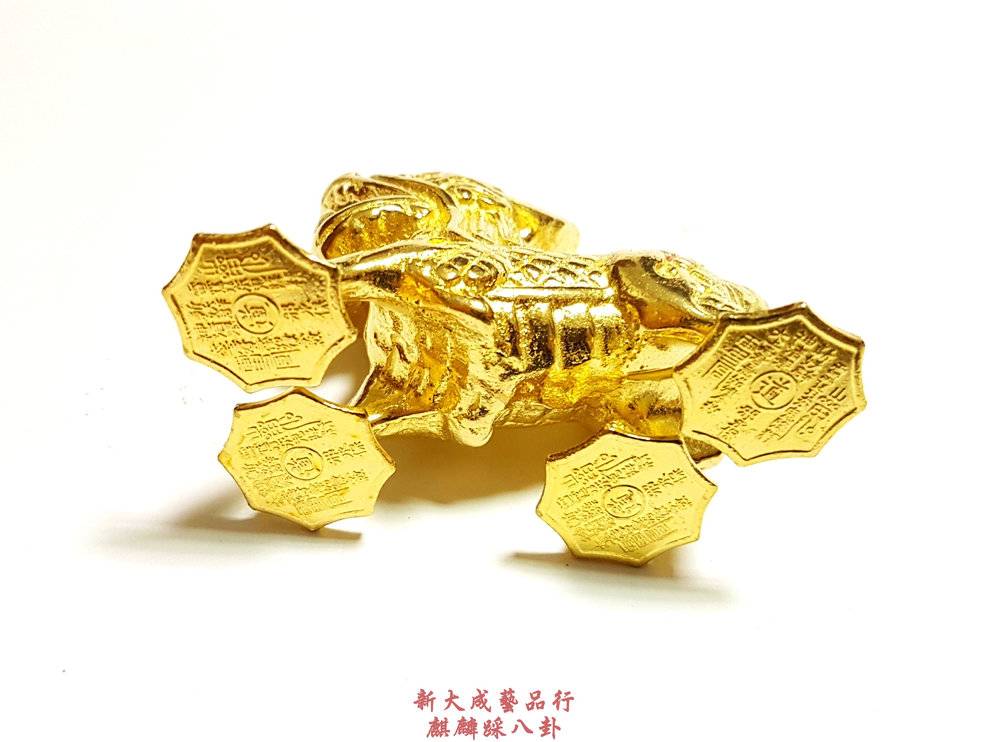 麒麟麒麟踩八卦純銅製化解穿心煞樑壓灶天井煞壁刀高5cm | Yahoo拍賣