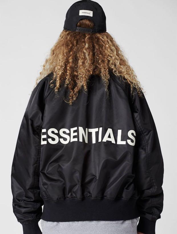 fog essentials bomber jacket FOG ESSENTIALS Bomber Jacket