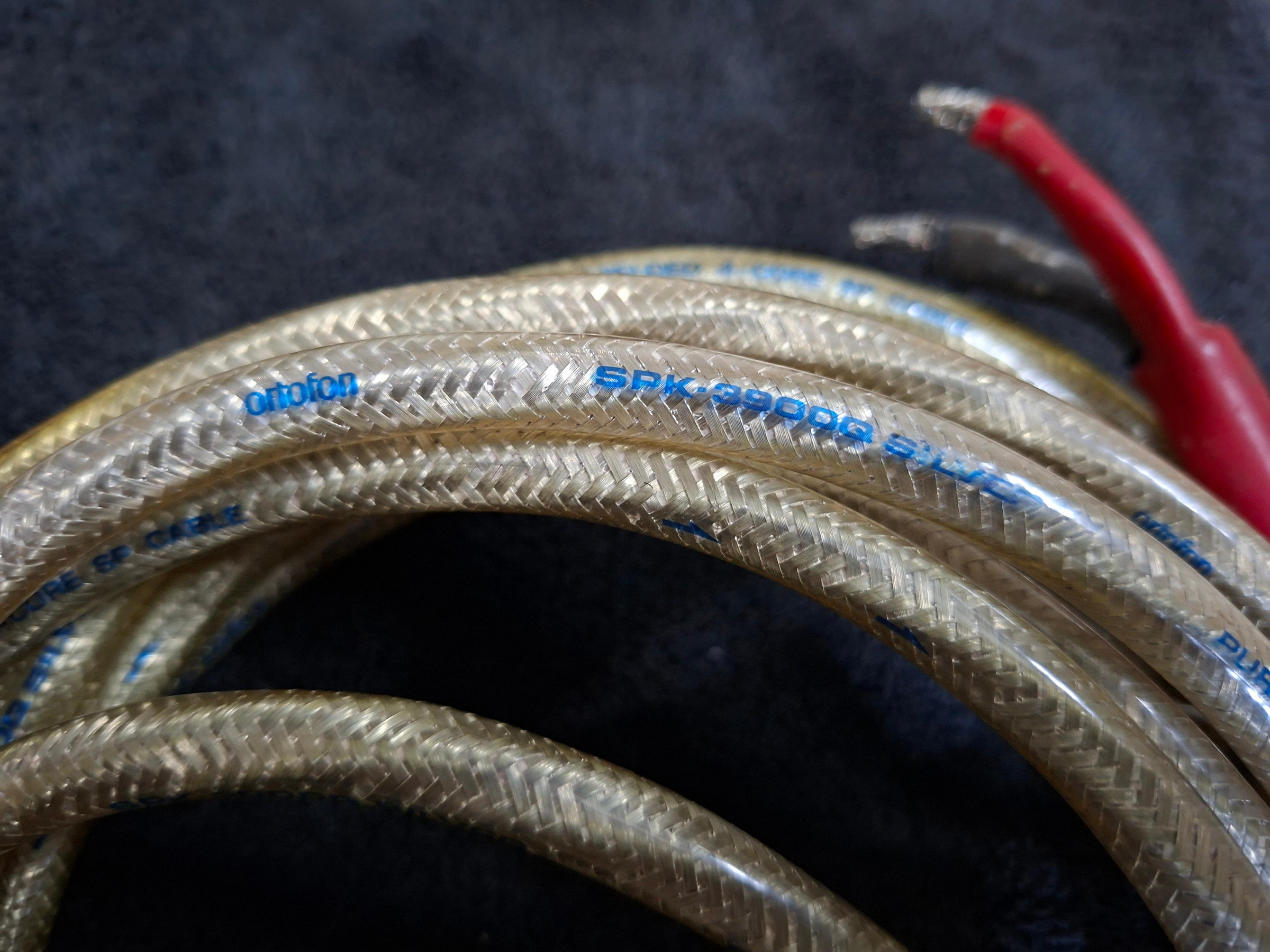 標標樂】【 發燒線Ortofon SPK-3900Q Silver 鍍銀喇叭線5米／41903】低