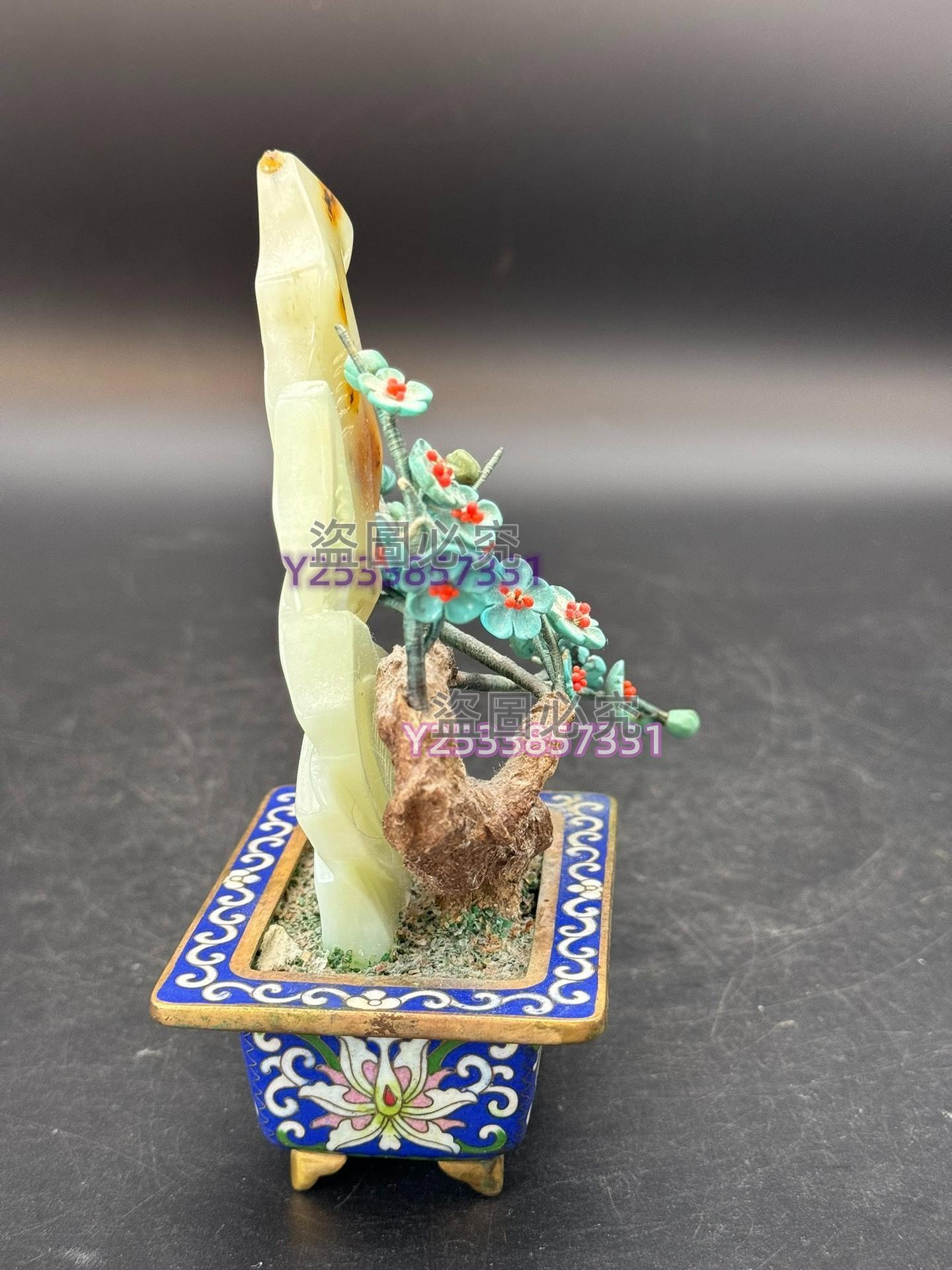 中国景泰藍　蓋付き小物入れ 　　　　　　　翡翠玉石　手作り 中国景泰藍(七宝焼き) 蓋付き小物入れ 翡翠玉石 手作り｜Yahoo