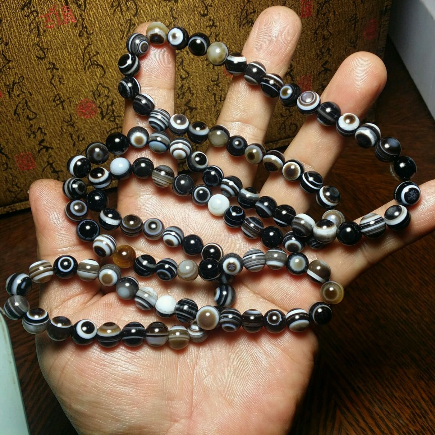 108子天眼天珠佛珠、念珠、項鍊、手鍊PC203{保證正一廠絕版特級品