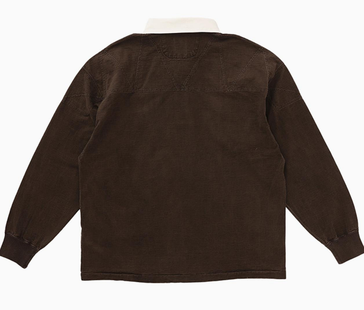 VISVIM 0224905010001 LARKHAM L/S RUGGER (N.D.) POLO上衣。太陽選物