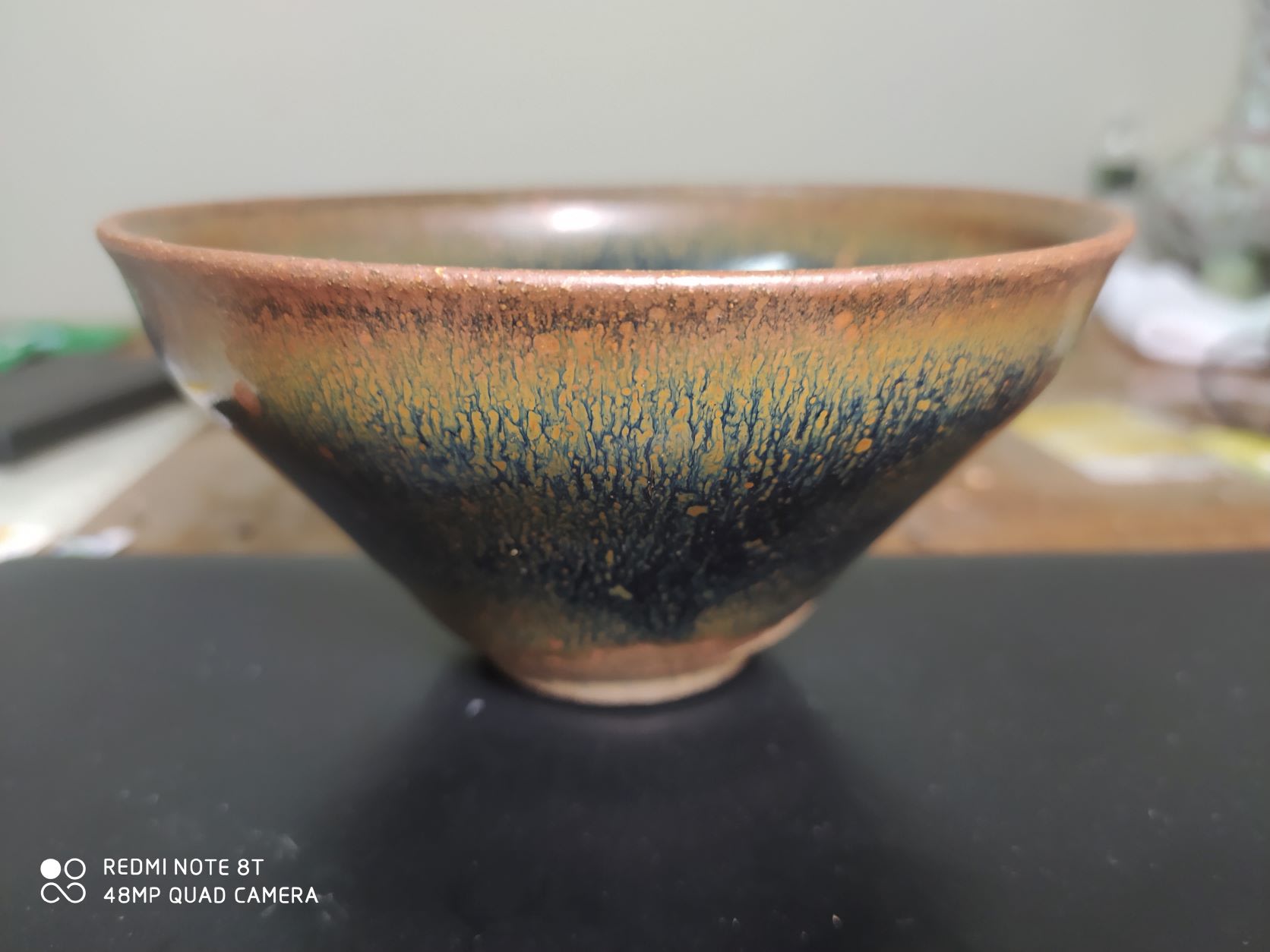 石趣齋文物@@建窯兔毫深斗束口老茶盞-NE212218 | Yahoo拍賣