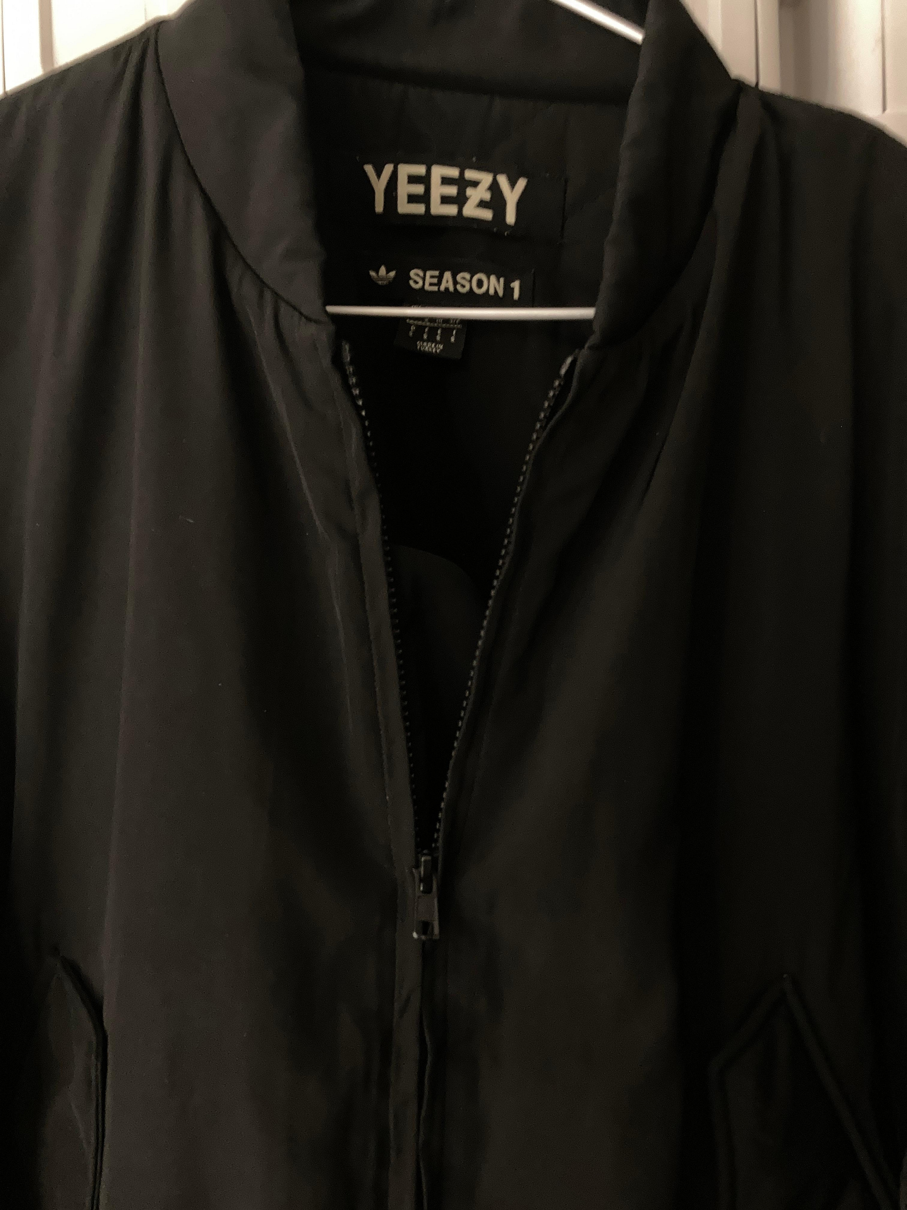 二手美品Adidas X Kanye Yeezy Season 1 Nylon Bomber 肯爺聯名落肩寬 