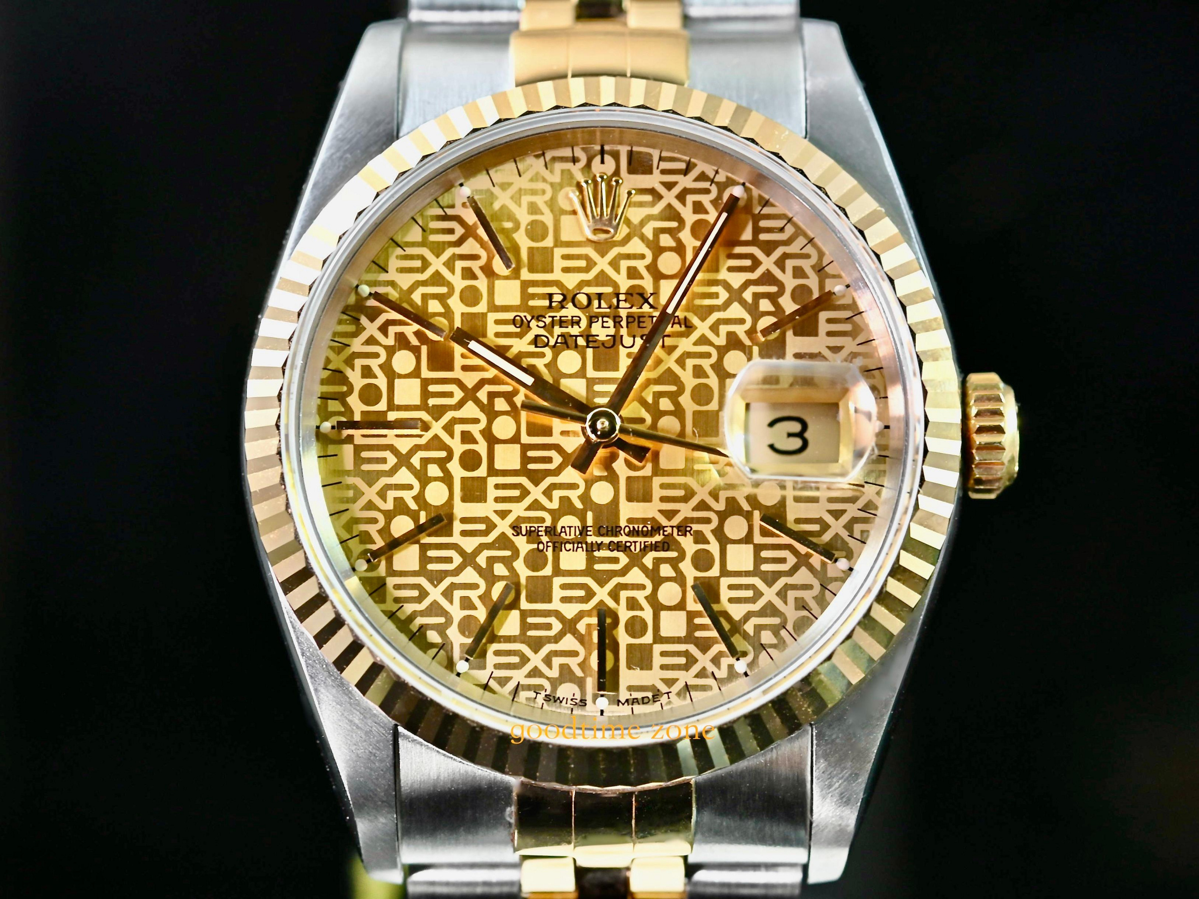 [現貨] ROLEX 勞力士 16233 DateJust 原裝印刷紀念面 五銖帶 36mm LRK925 16234 116233 126233
