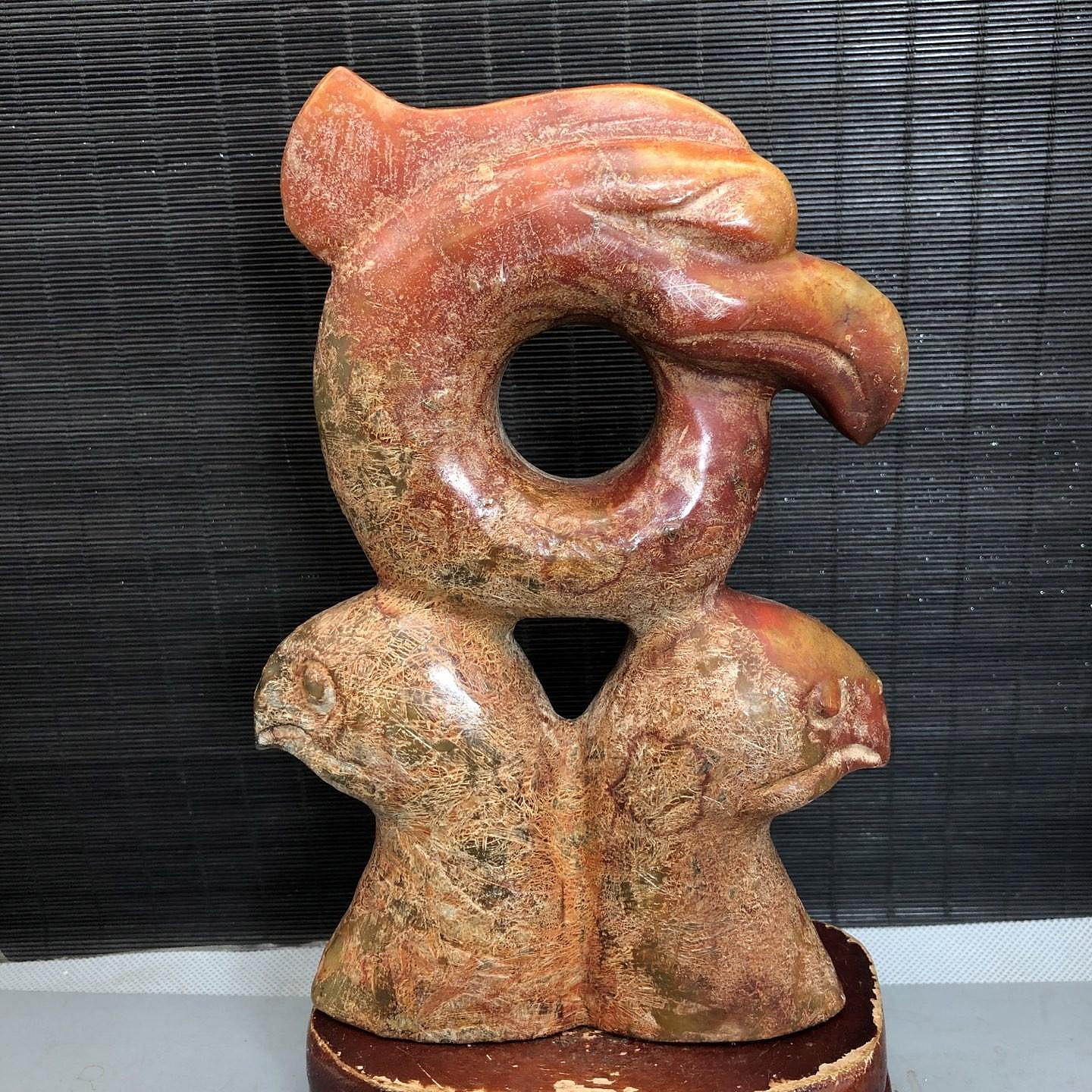 老玉紅山文化鳥龍，高23公分，寬16公分，重2135克，16164555古玩收藏
