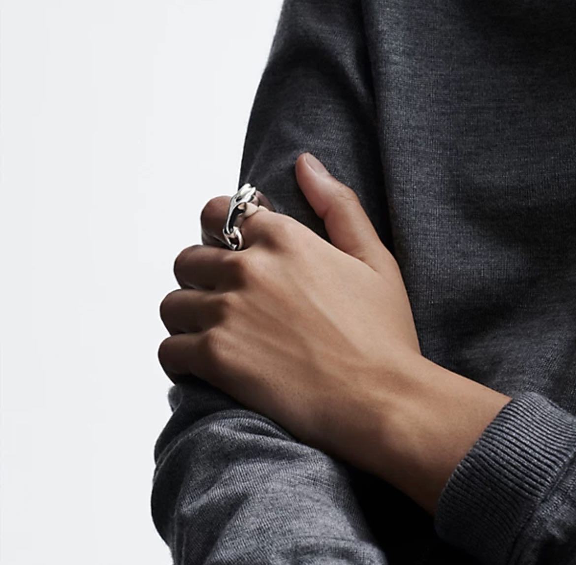 預購］Hermès Galop Hermes ring, small model 愛馬仕純銀駿馬