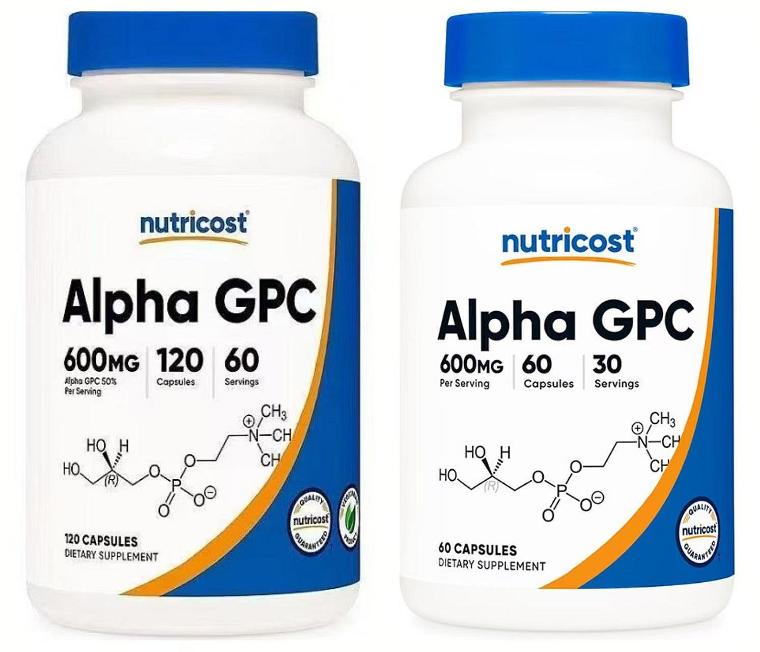 【現貨】美國 Nutricost Alpha GPC 阿爾法 膽鹼 α-GPC大腦營養（每粒300mg）120粒，60粒