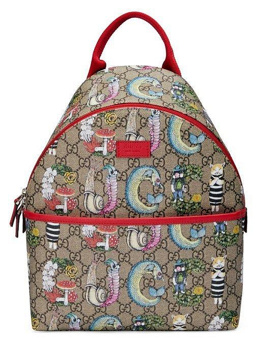 Gucci X Higuchi Yuko Children’s Drawstring Backpack Sold at Auction: Gucci x Higuchi Yuko Animal Print GG  main image 2