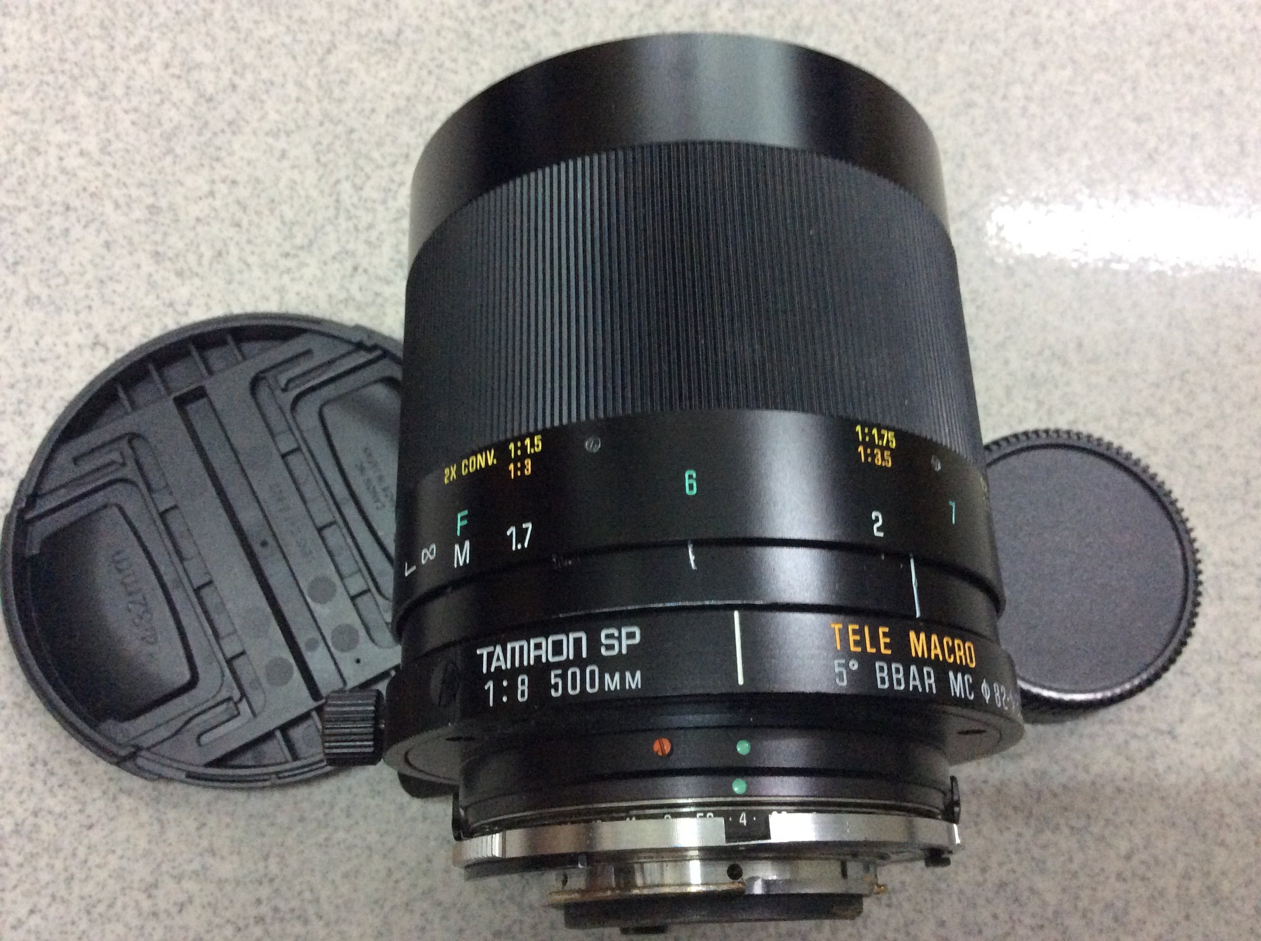 保固一年] [明豐相機] TAMRON SP 500mm F8 MC 55B甜甜圈反射鏡便宜賣
