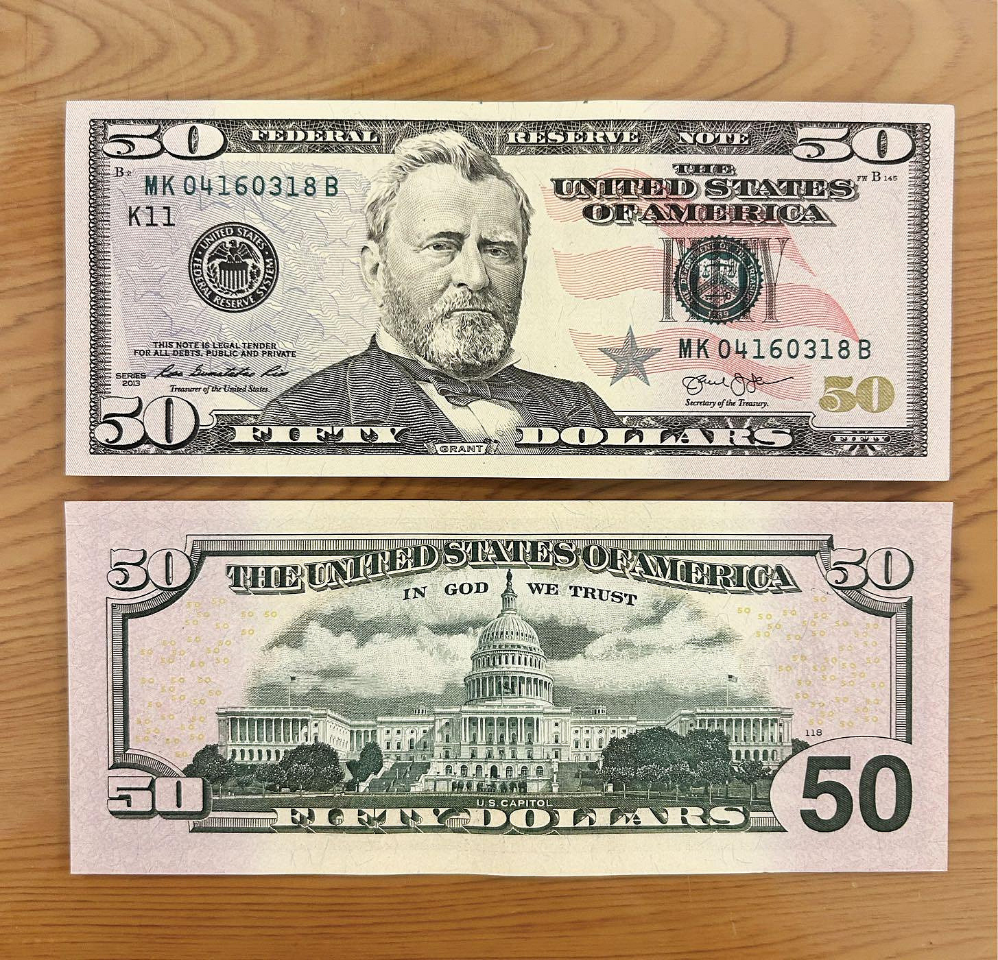 H2Shop】美國美元50元2004~2017年UNC品相FED 印鈔城市發鈔城市美金紙幣| Yahoo拍賣