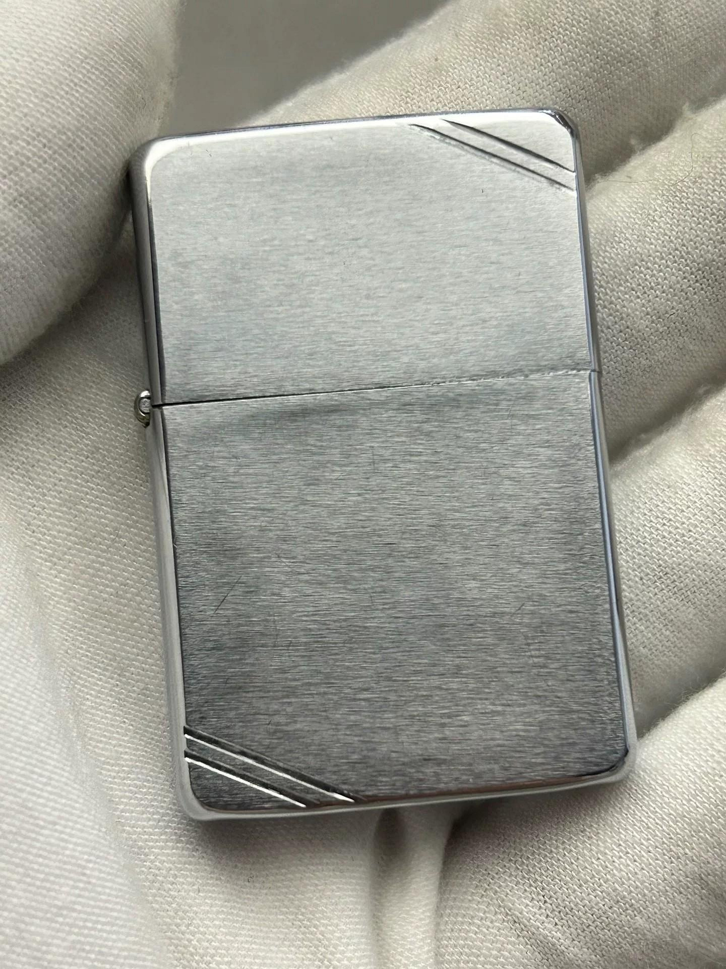 嚴選Zippo 1937年首版二手光面切角鑲鉻打火機 品相佳 1937 Zippo 打火機 首版