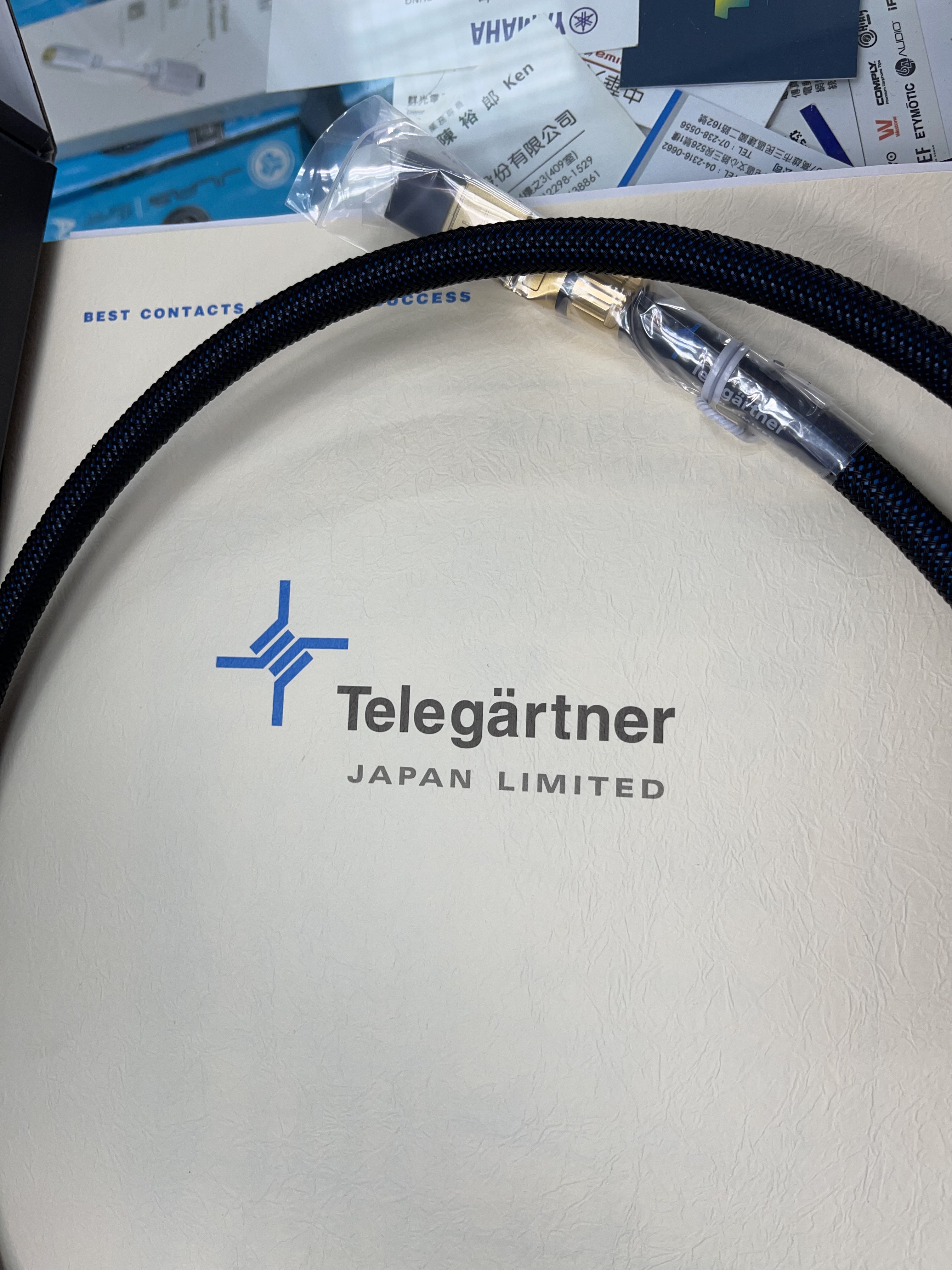禾豐音響1.0m 德國Telegärtner MFP8 IE GOLD Audio LAN cable