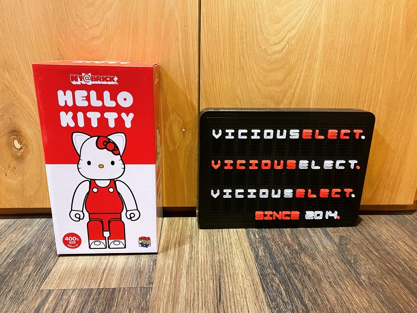 全新現貨NY@BRICK HELLO KITTY 400％ BE@RBRICK bearbrick 公仔