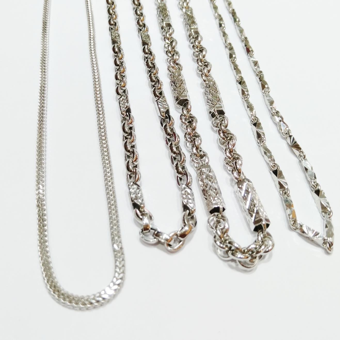 台南長記銀樓鉑金一兩項鍊（實心切割雙層次）白金金重10.15錢，2尺可直接套頭，特價$64990元，白金男金鍊免保養| Yahoo拍賣