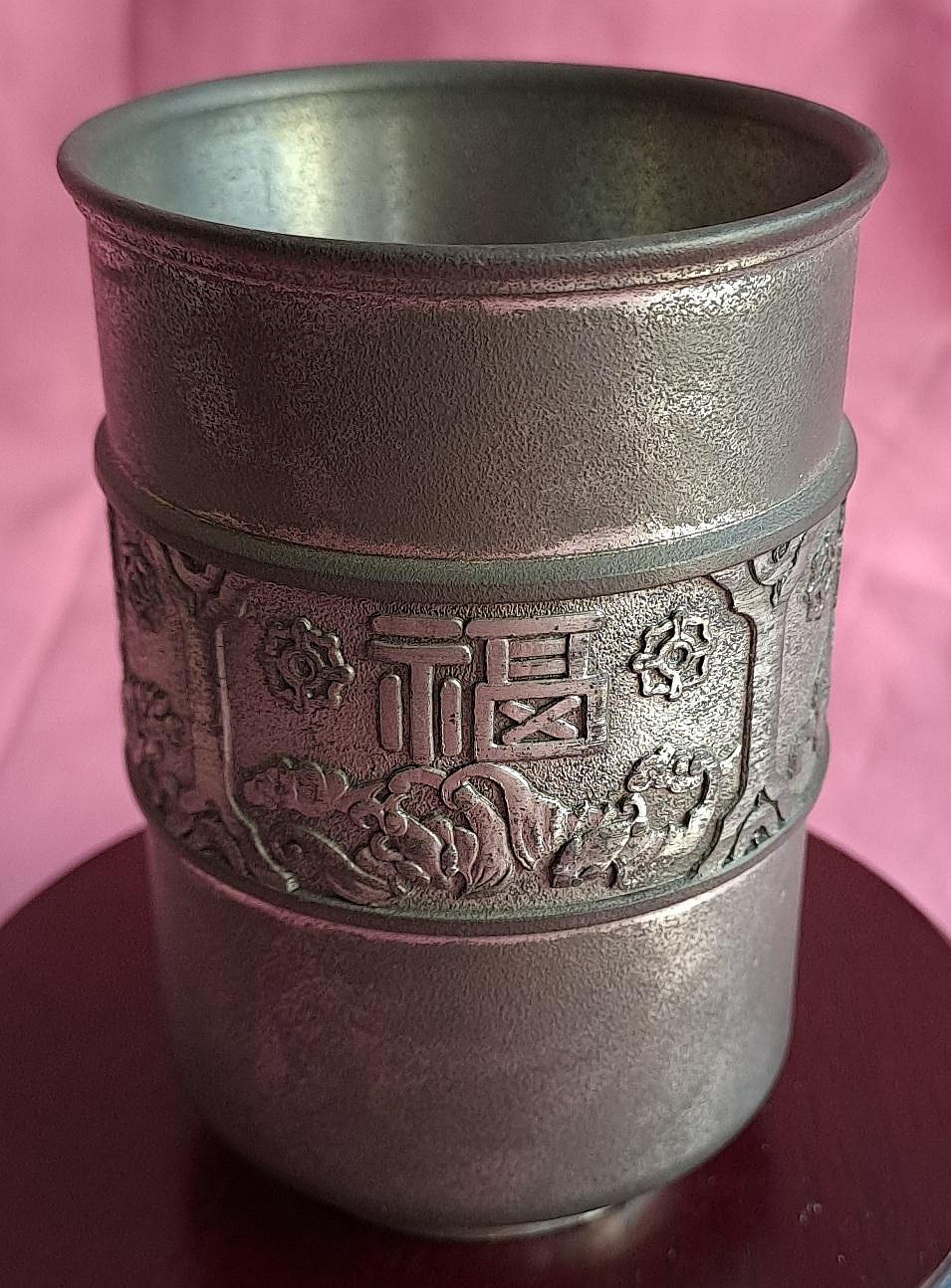 TUMASEK PEWTER 錫製 茶入 茶筒 茶壺 茶道具 錫97% TUMASEK PEWTER 97