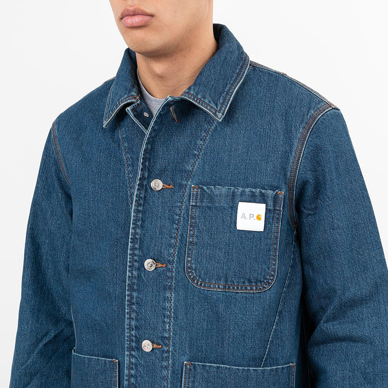 A.P.C×Carhartt WIP VESTE TALK A.P.C. Indigo Carhartt WIP Edition Talk Denim Jacket A.P.C.