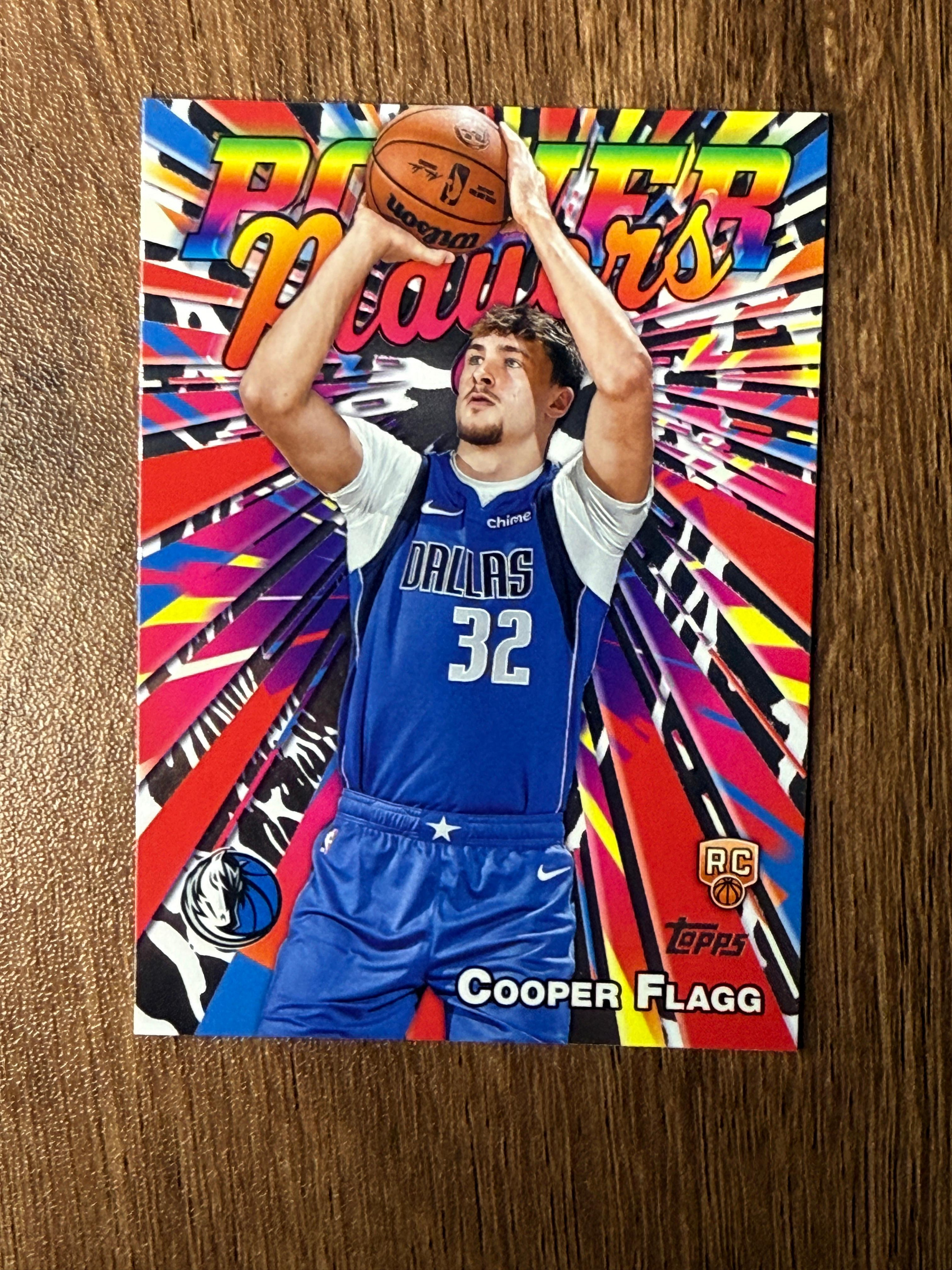 TOPPS FLAGSHIP POWER PLAYER Cooper Flagg RC 新秀2025-26 481 