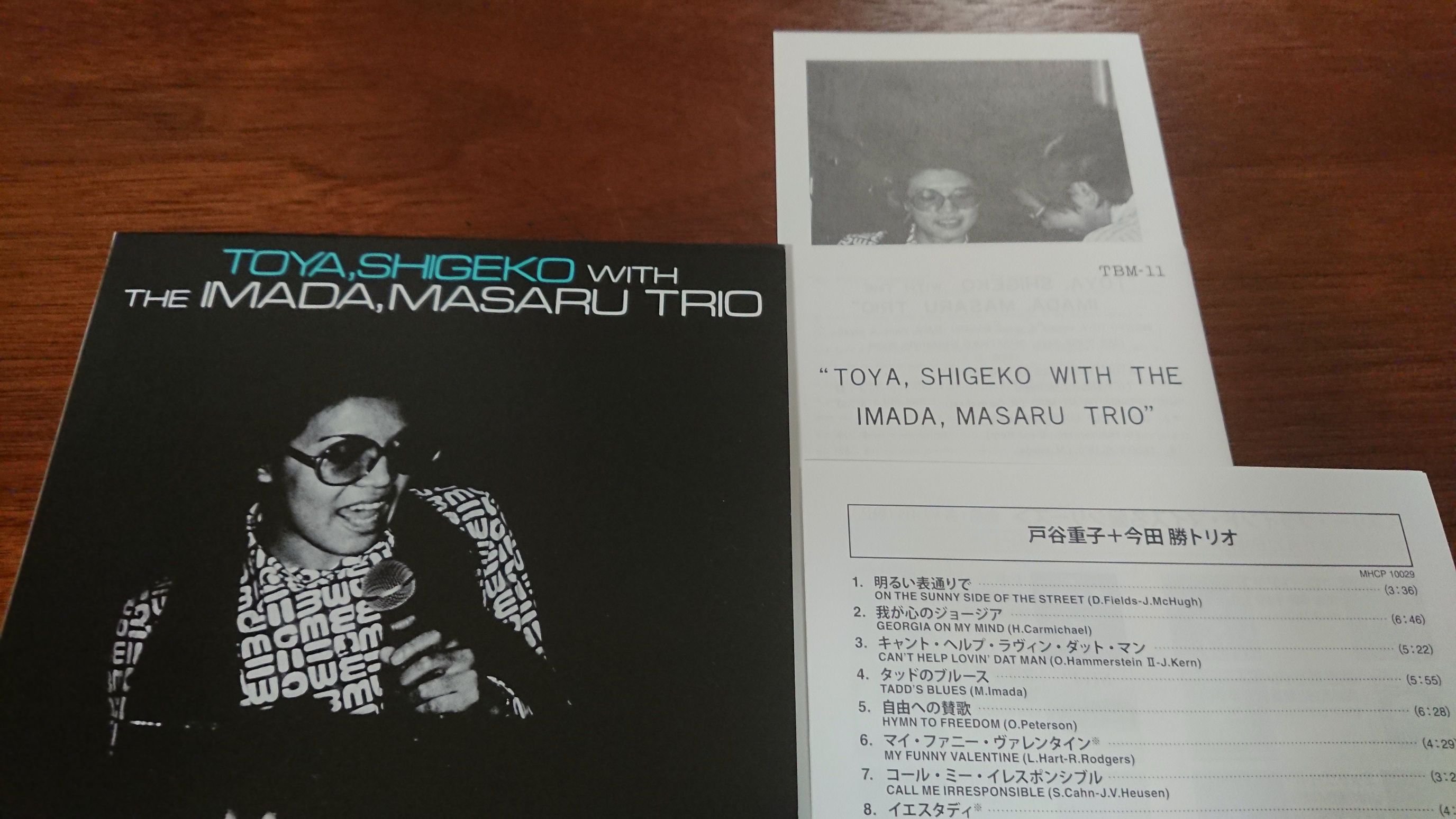 TOYA,SHIGEKO WITH IMADA,MASARU TRIO戶谷重子今田勝超級經典發燒錄音