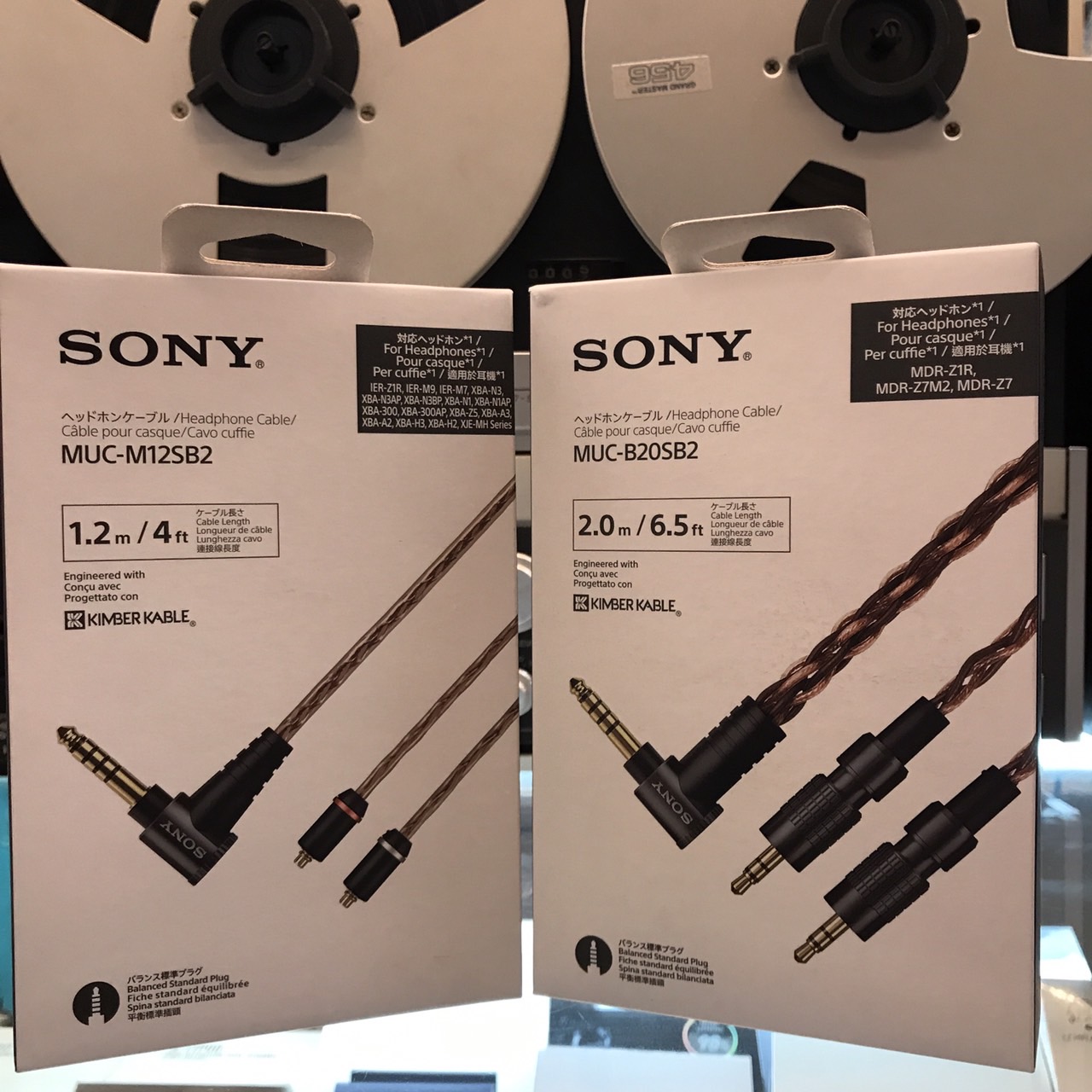 東京快遞耳機館開封門市SONY MUC-B20SB2 MUC-M12SB2 4.4平衡插頭Kimber