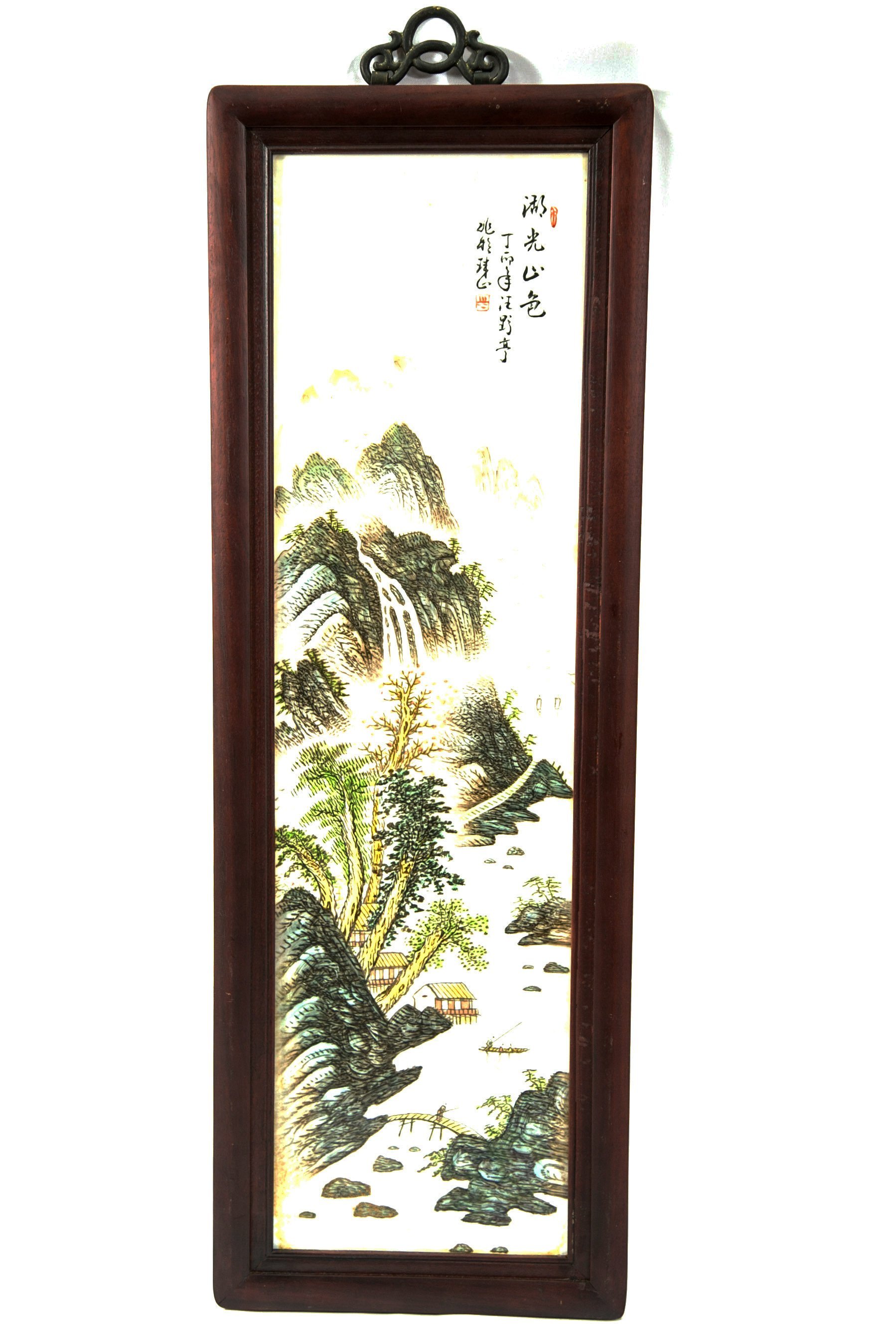中国古美術　磁器板　瓷板画 民国　珠山八友　汪野亭　粉彩 中国古美術 磁器板 瓷板画 民国 珠山八友 汪野亭 粉彩｜Yahoo