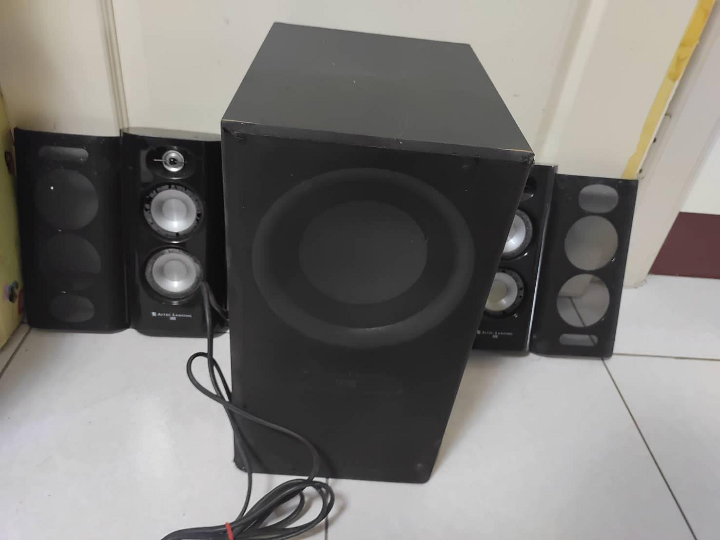 網拍唯一 雅致品味夢幻逸品 美國奧特藍星ALTEC LANSING MX5021 THX認證喇叭 零件維修備料品H