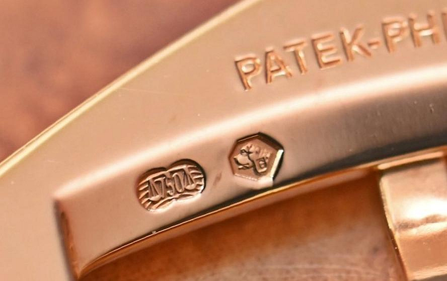 Patek Philippe 百達翡麗 PP 18k 750 BUCKLE - 16mm INSIDE - 皮帶扣 ㄇ字釦 錶釦 表扣 重量約 3.7g