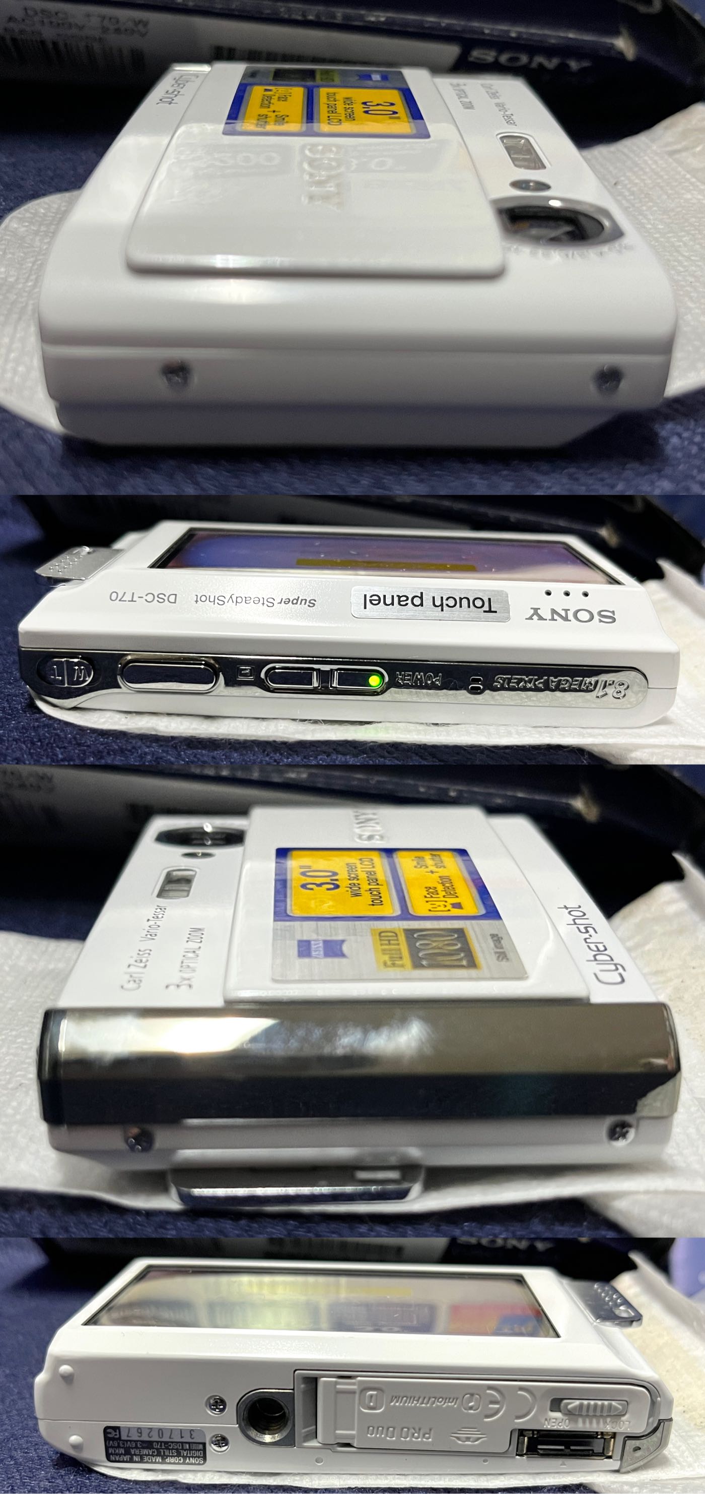 Sony Cybershot DSC-T70 珍珠白數位相機日本製二手美品| Yahoo拍賣