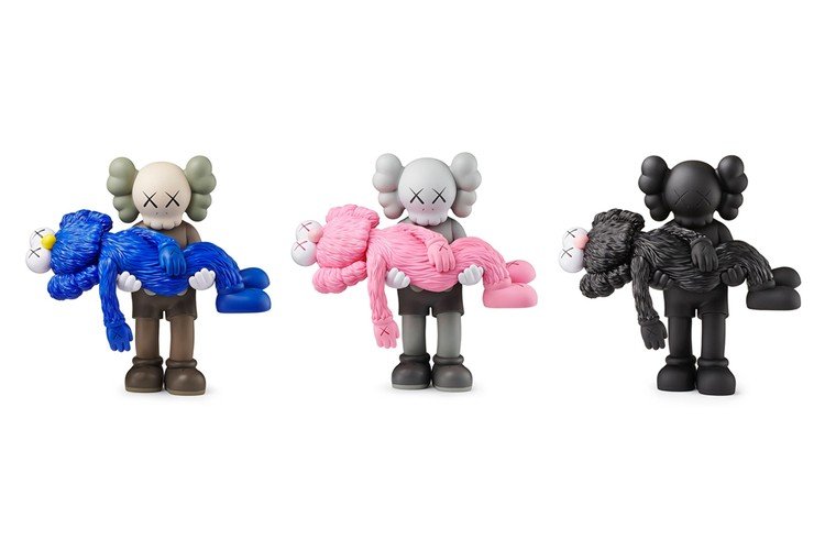IMPRESSION】KAWS Gone Vinyl Figure Black/Brown/Grey Set 現貨