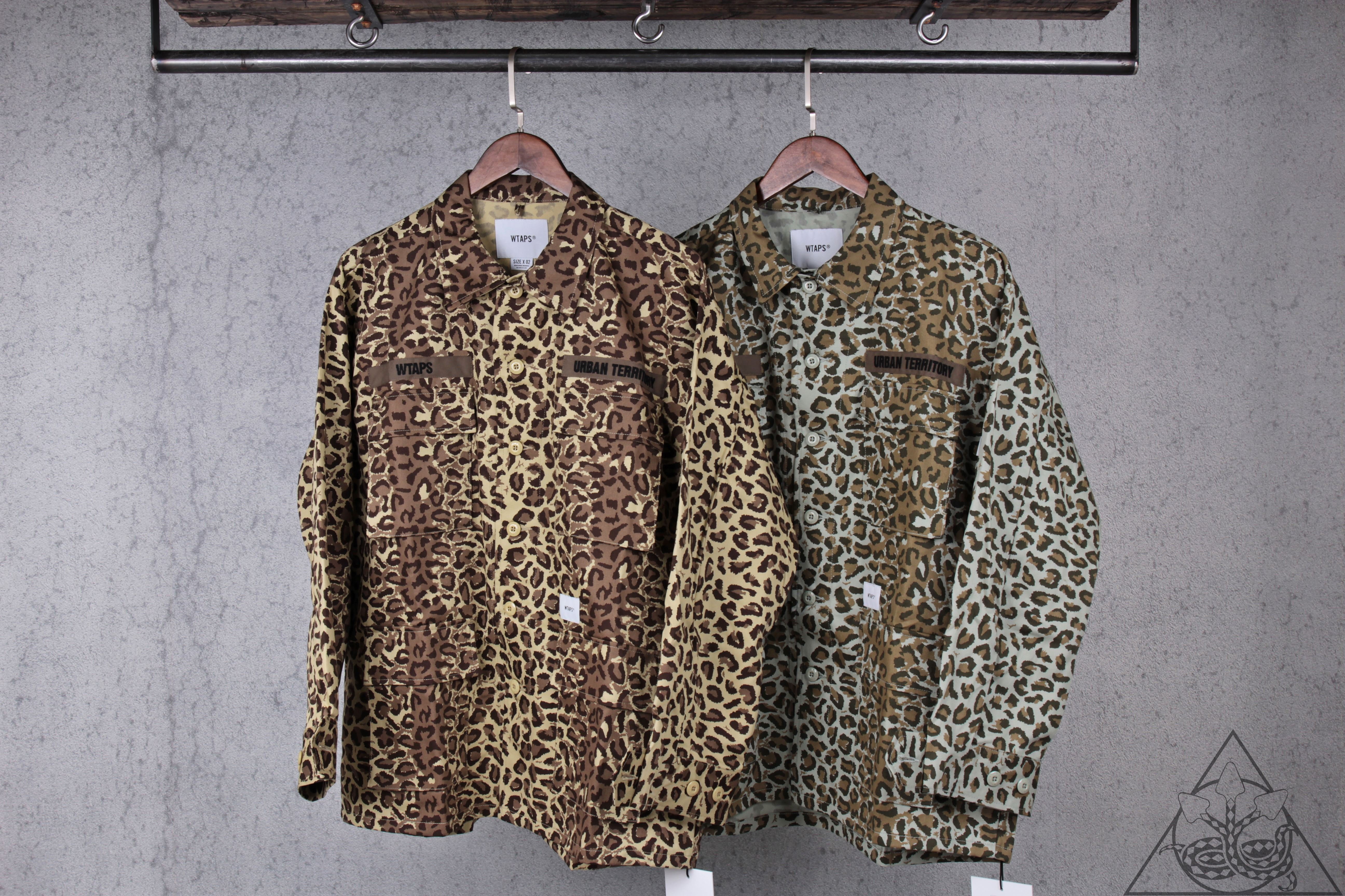 HYDRA】Wtaps Jungle 01 Ls / Cotton. Twill Camo 豹紋襯衫