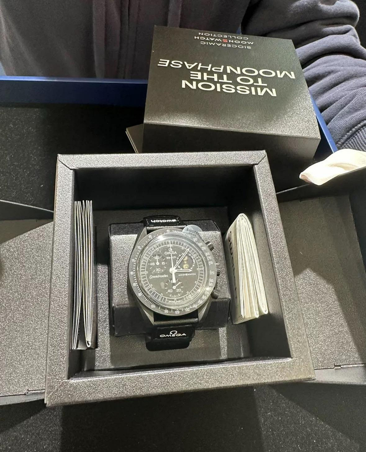現貨SWATCH X OMEGA Moonswatch  snoopy 史努比 黑色 月亮 台北可下單