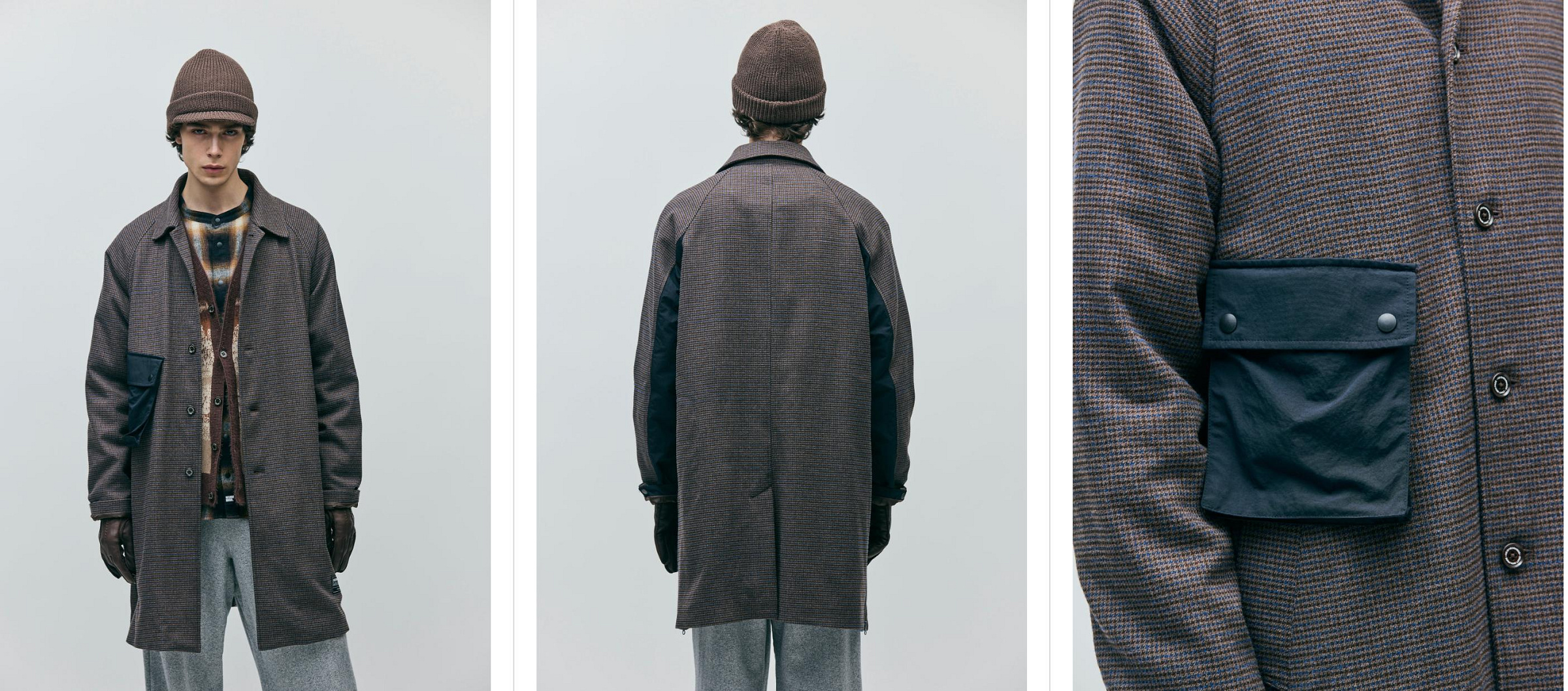 NEIGHBORHOOD GC CHECK BALCOLLAR COAT 大衣外套。太陽選物社252TGNH