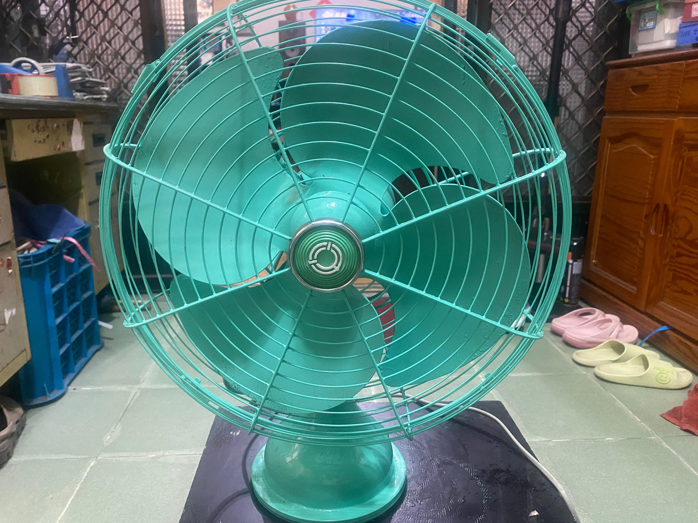 早期大同.SA-14.古董電扇..全新再噴原漆...