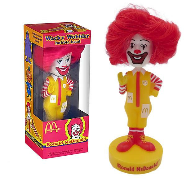 I LOVE樂多) FUNKO WACKY WOBBLER McDonald's 麥當勞叔叔搖頭公仔