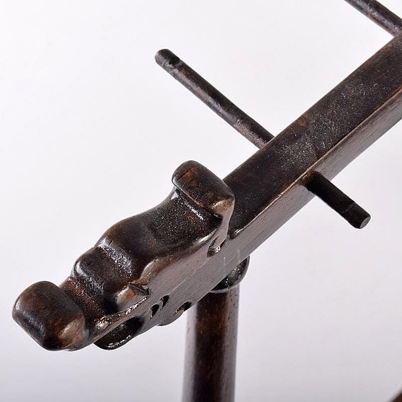 書道具　野崎松寿造　唐木紫檀製　 龍雕　筆掛　筆吊　V　R7943B 書道具 野崎松寿造 唐木紫檀製 龍雕 筆掛 筆吊 V R7943B