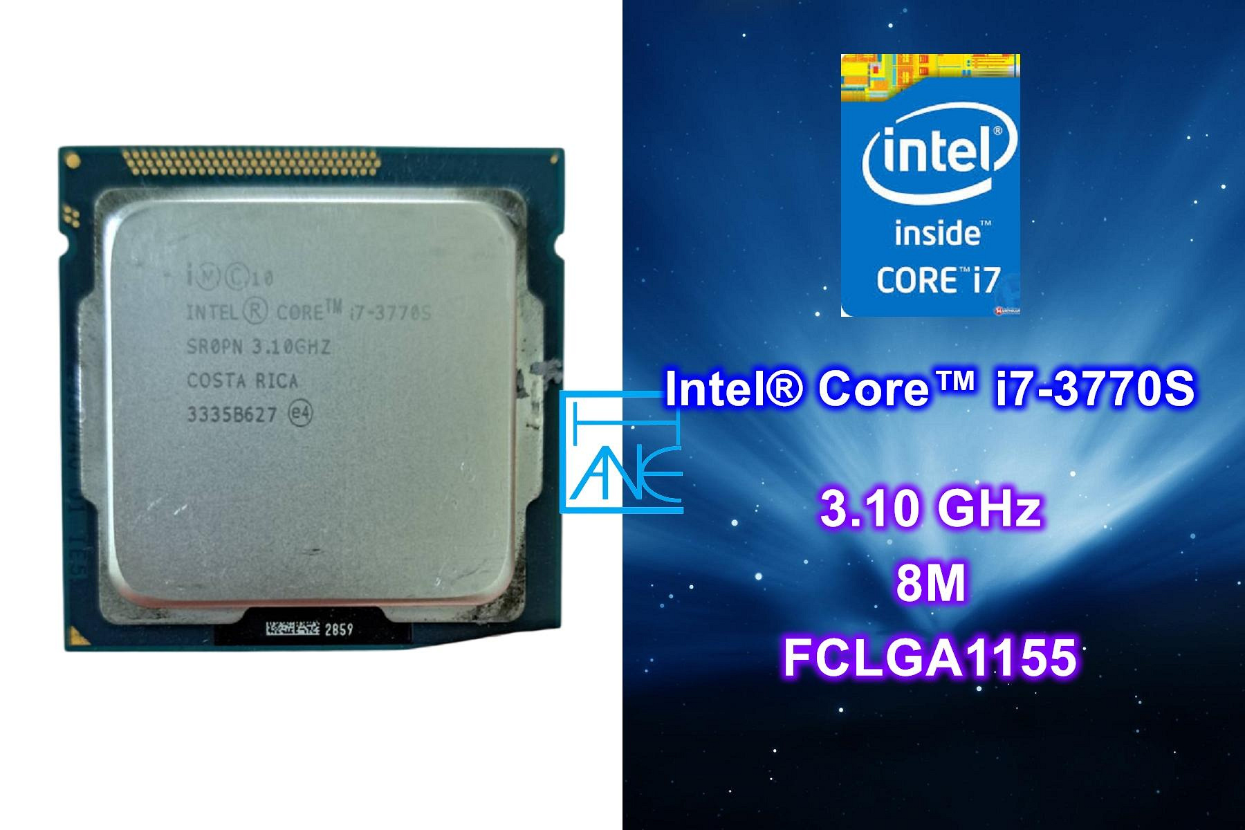 【 大胖電腦 】Intel i7-3770  3770K CPU/1155/8M/3.4G/4C8T/保固30天 直購價800元