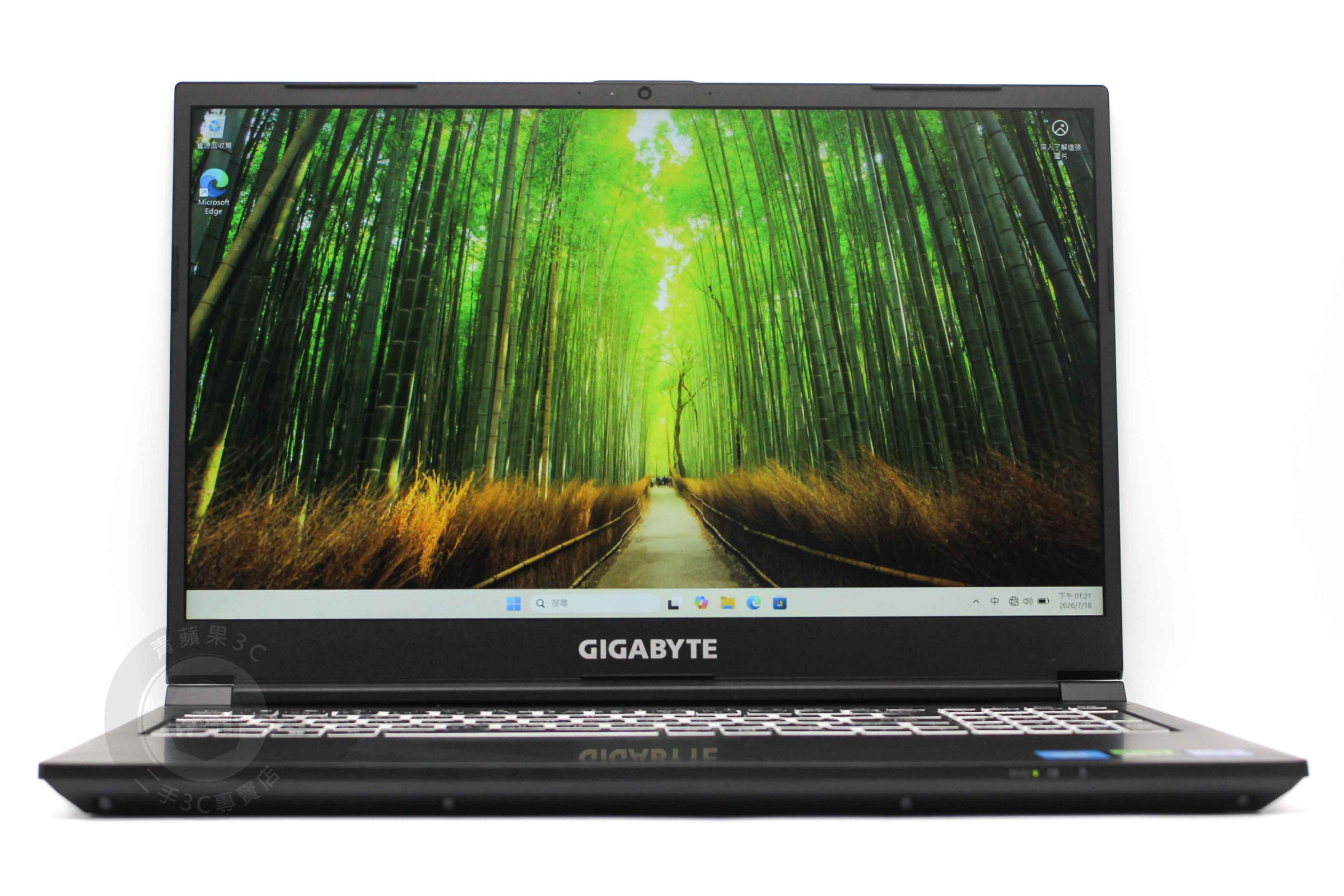 【高雄青蘋果3C】GIGABYTE RC555 I5-13500H 16G 512G+1TB RTX4050 15.6吋 二手筆電#107643