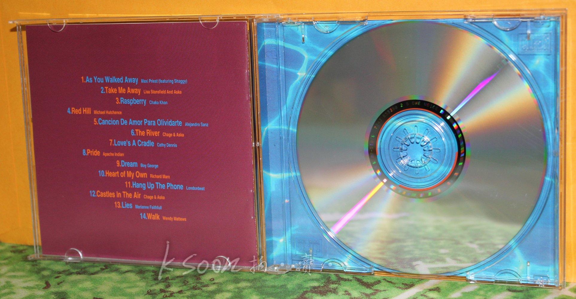 聲聲相惜-恰克與飛鳥之歌ONE VOICE THE SONGS OF CHAGE & ASKA,台製紙