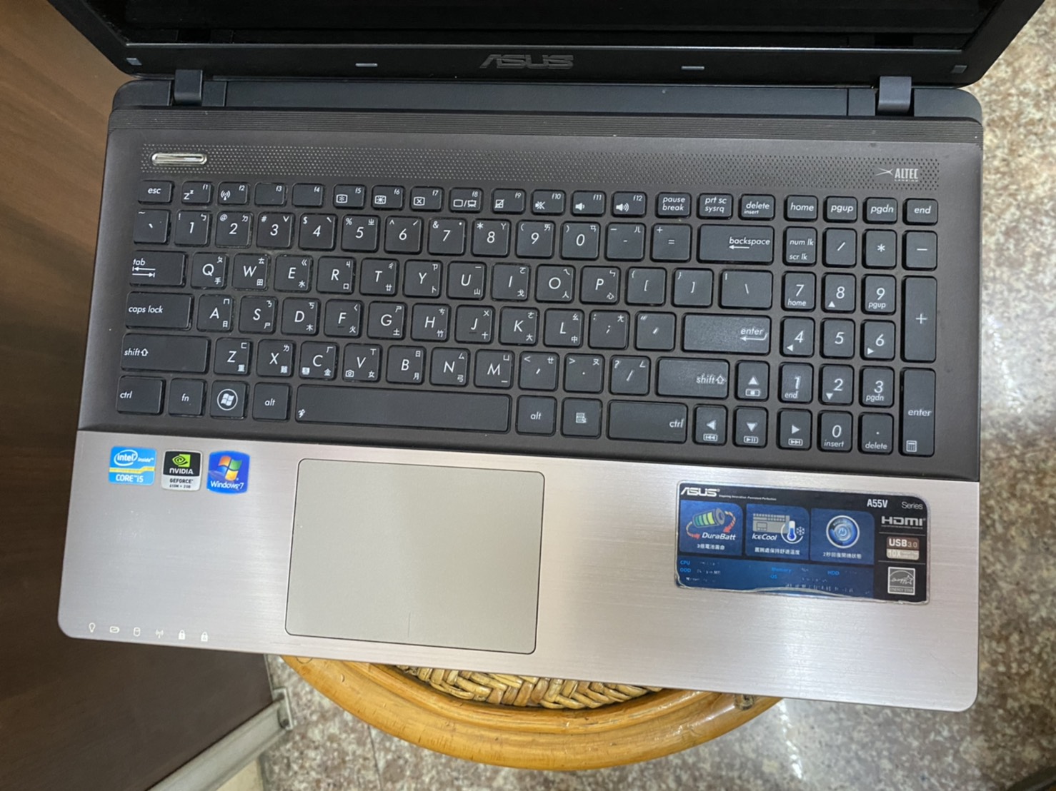 華津電腦^^ASUS K55VD 15.6吋i5筆記型電腦i5-3210M，4G，500G