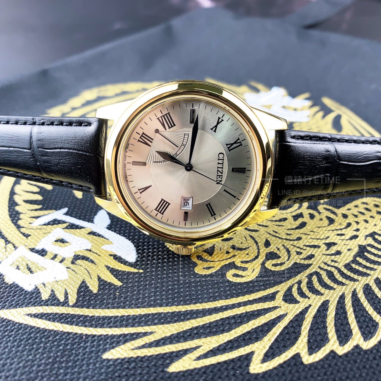 CITIZEN AW7002-10P 星辰Eco Drive 光動能復古經典男錶原廠公司貨 