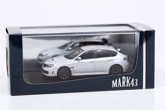 秉田屋】現貨Mark43 Subaru 速霸陸Impreza WRX STI R205 白1/43