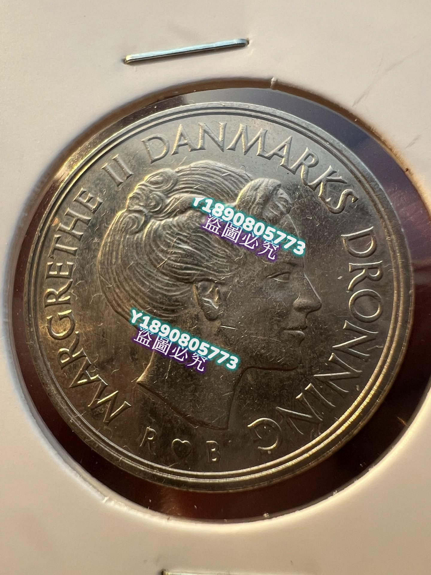 丹麥1984年1克朗硬幣，25.5毫米直徑，瑪格麗特二世女皇肖像。 品相實拍，按錢幣硬幣紀念幣【二分利】1099 | Yahoo拍賣