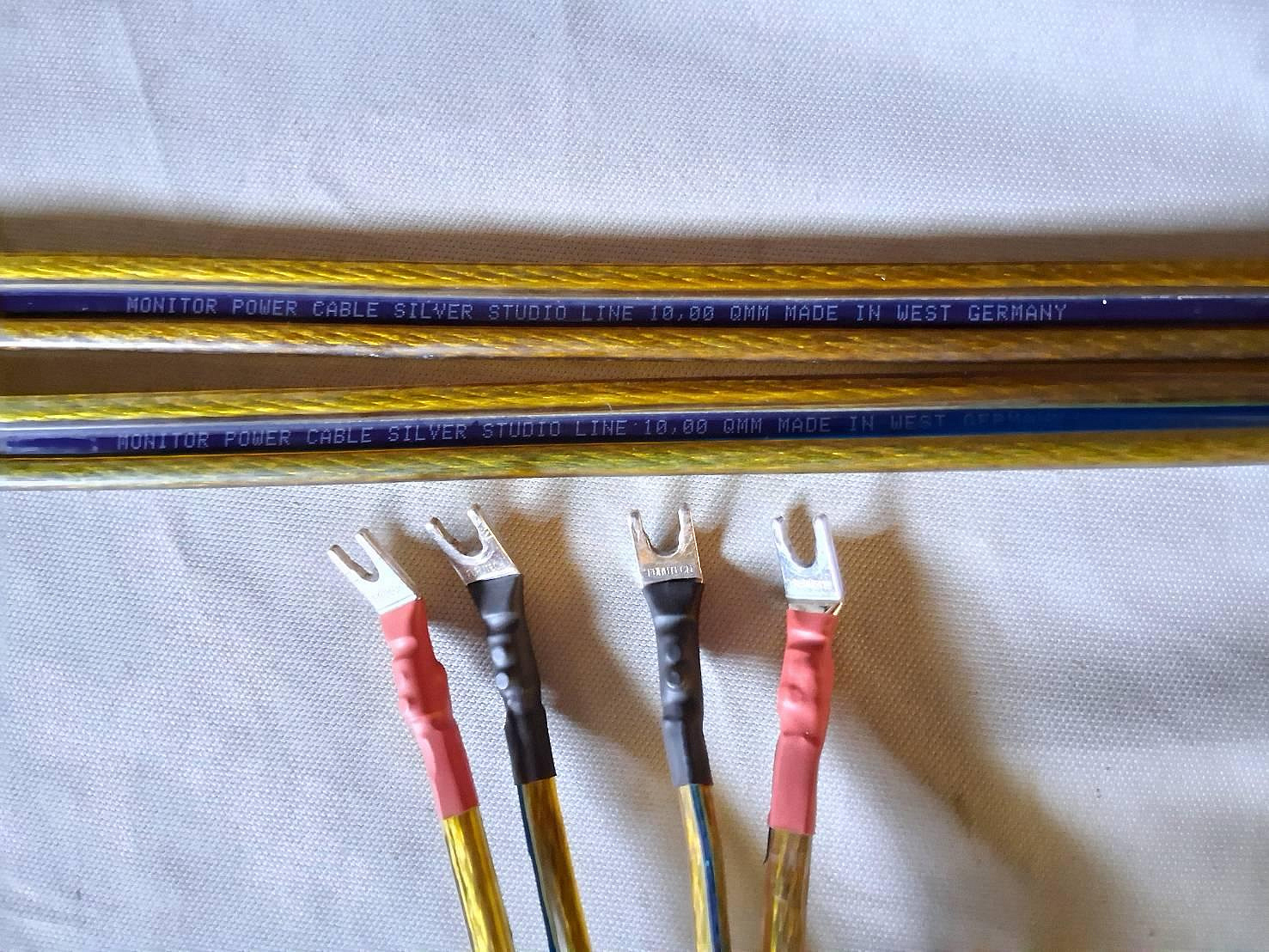 西德MONITOR POWER CABLE SILVER STUDIO 1000芯銀喇叭線3m一對| Yahoo拍賣
