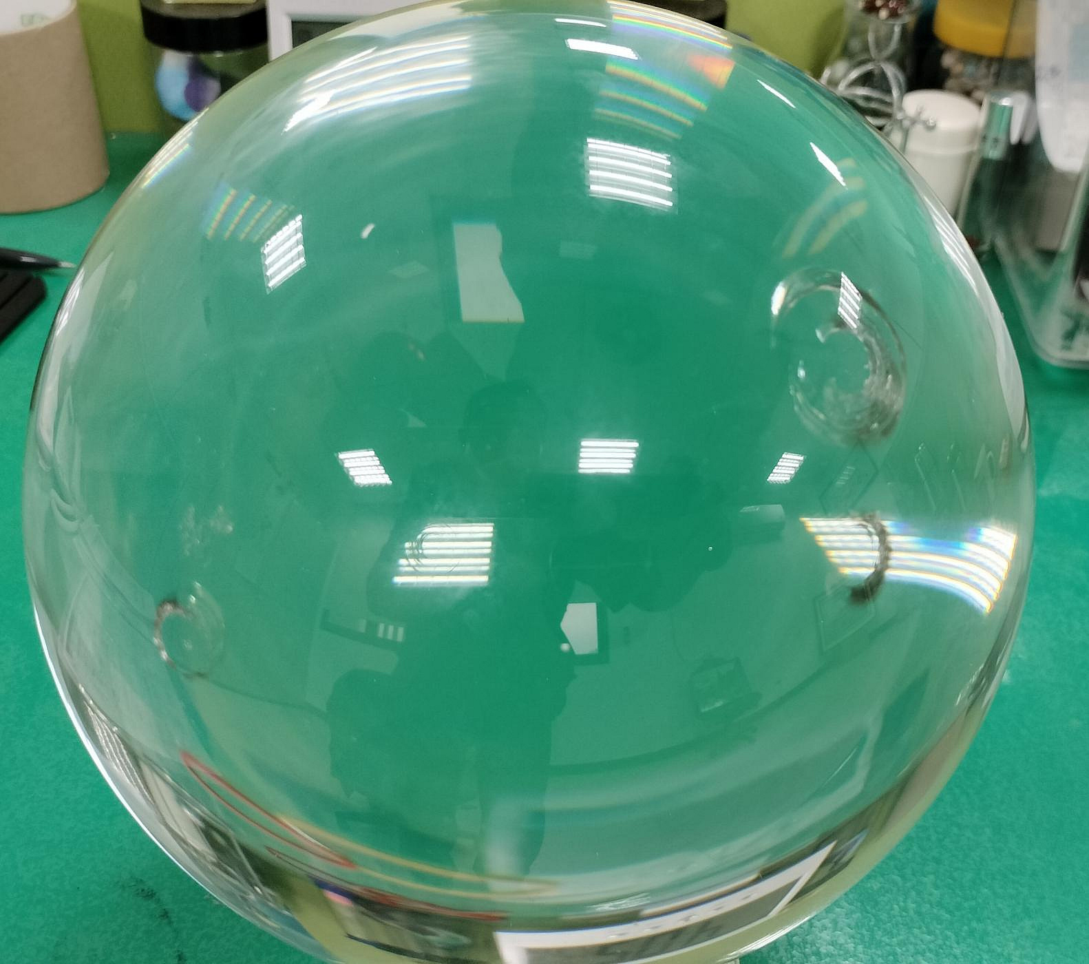 水晶球　約1.5kg 10㎝ 水晶球 約1.5kg 10㎝ 水晶球約1.5kg 10㎝