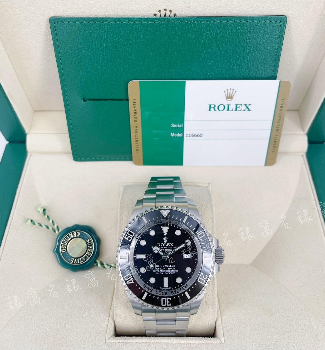 【現貨】 ROLEX 勞力士 水鬼王 116660 Deepsea 水鬼 17年 非漸層藍 DBlue 126660136660 126600